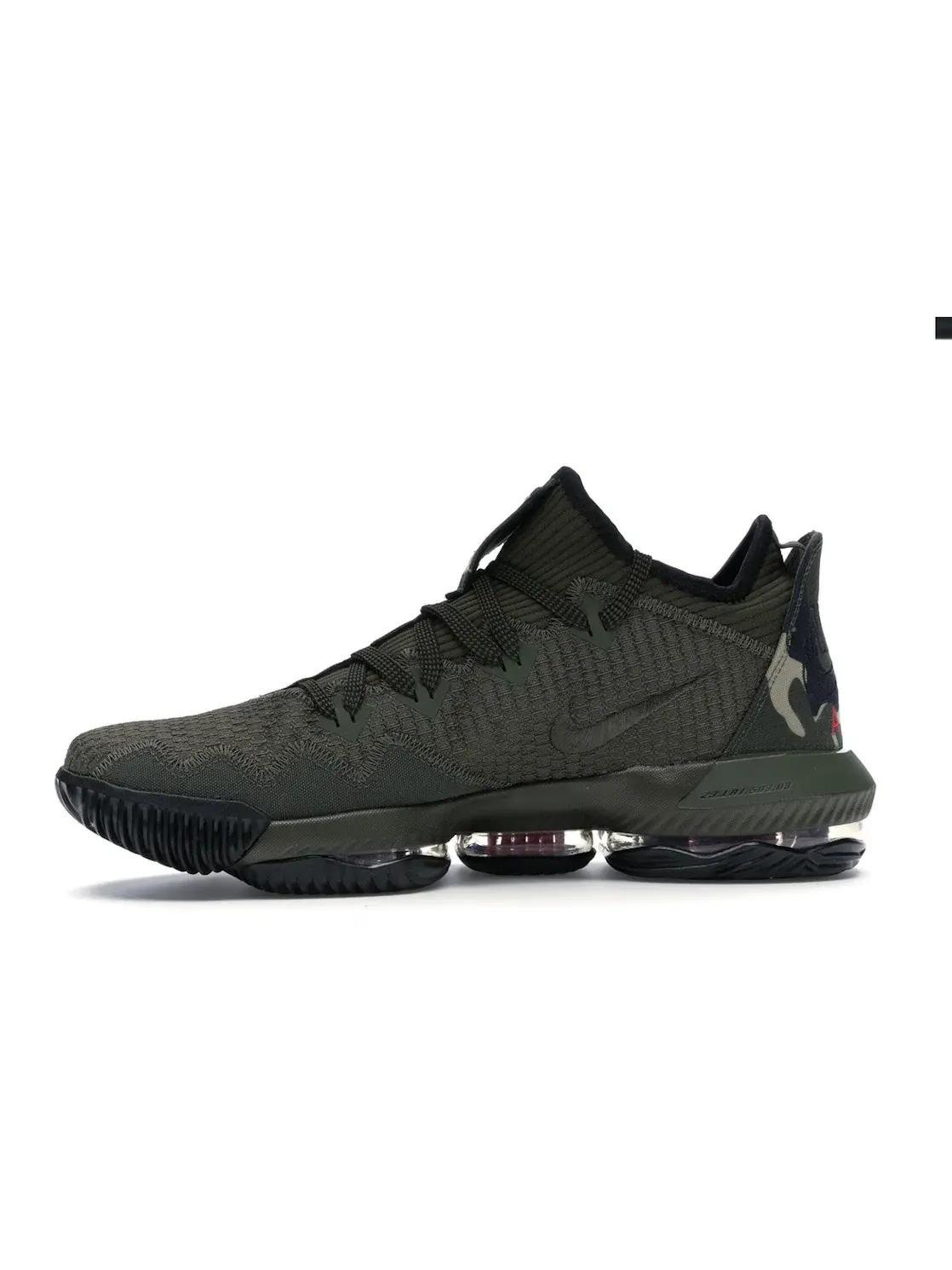 Мужские баскетбольные кроссовки с принтом Nike LeBron 16 Low — изображение 3 из 4, хаки/черный-оливковый