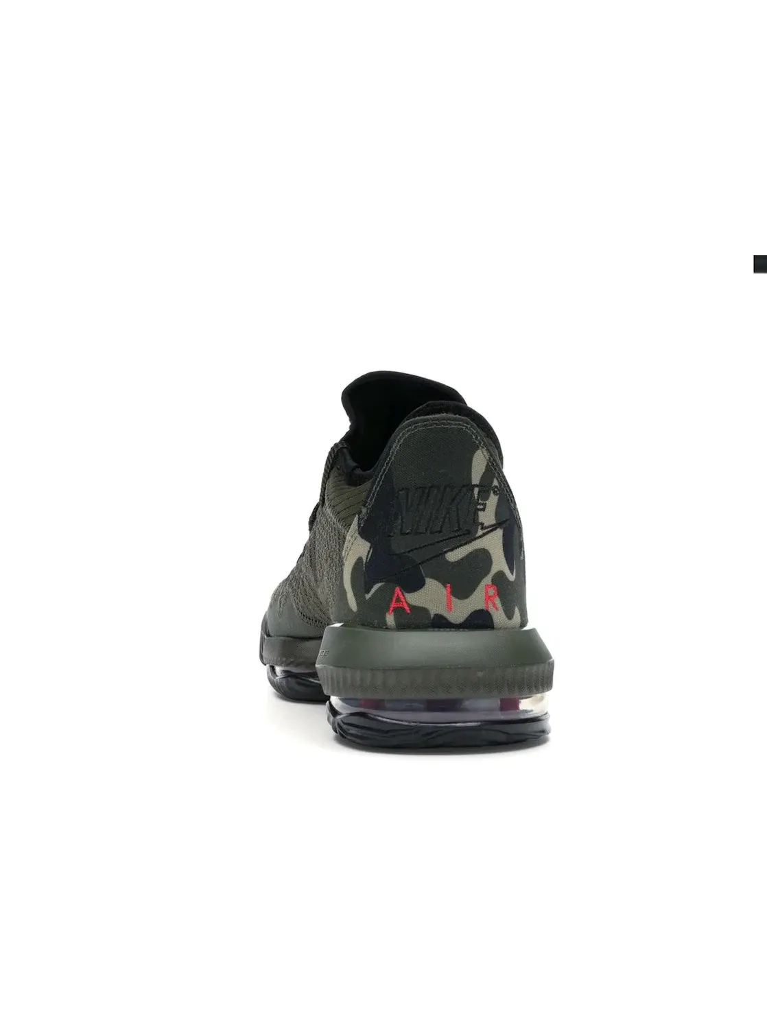 Мужские баскетбольные кроссовки с принтом Nike LeBron 16 Low — изображение 4 из 4, хаки/черный-оливковый