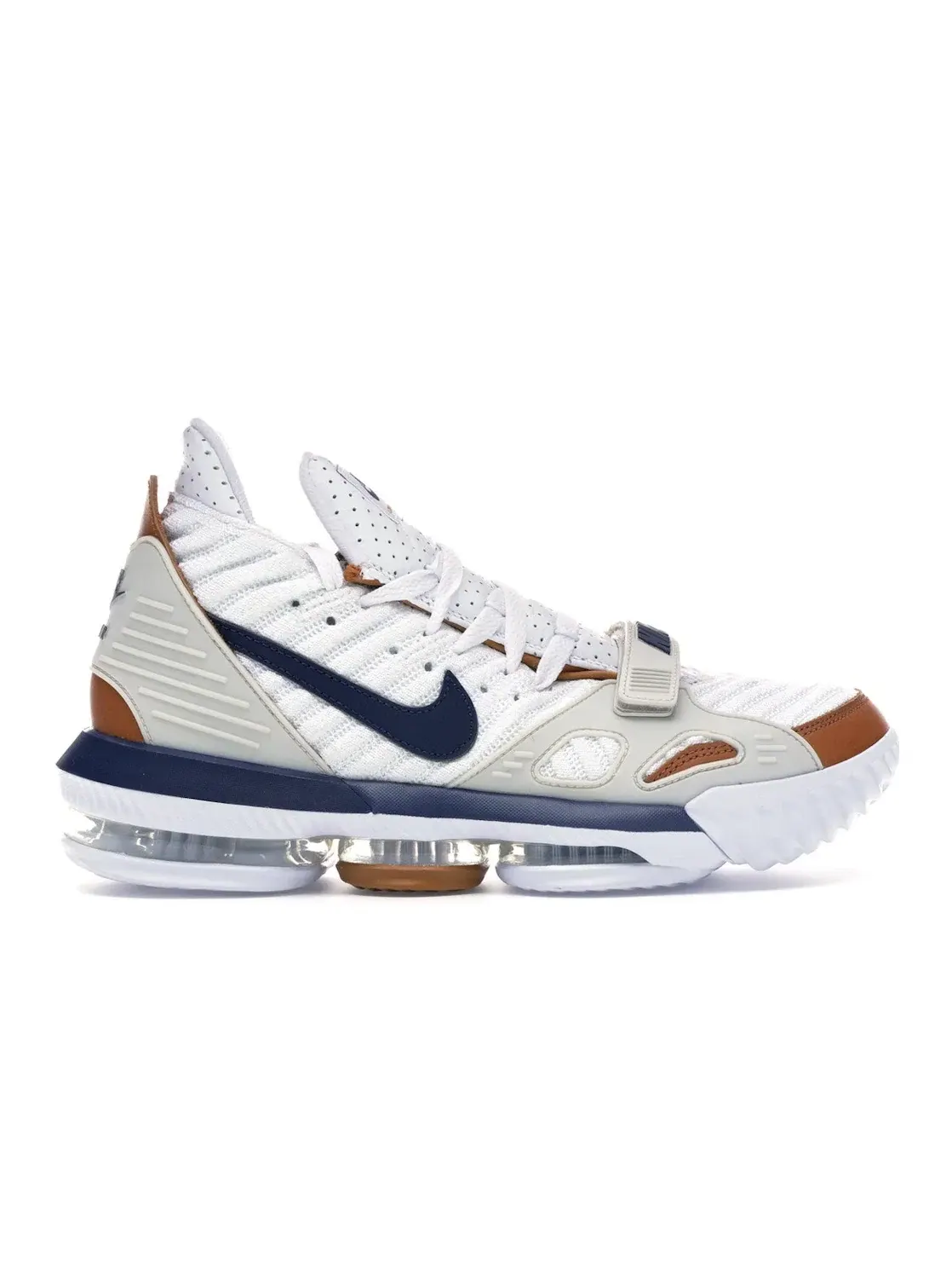 Мужские кроссовки для баскетбола Nike LeBron 16 — изображение 1 из 4, белый/темно-синий