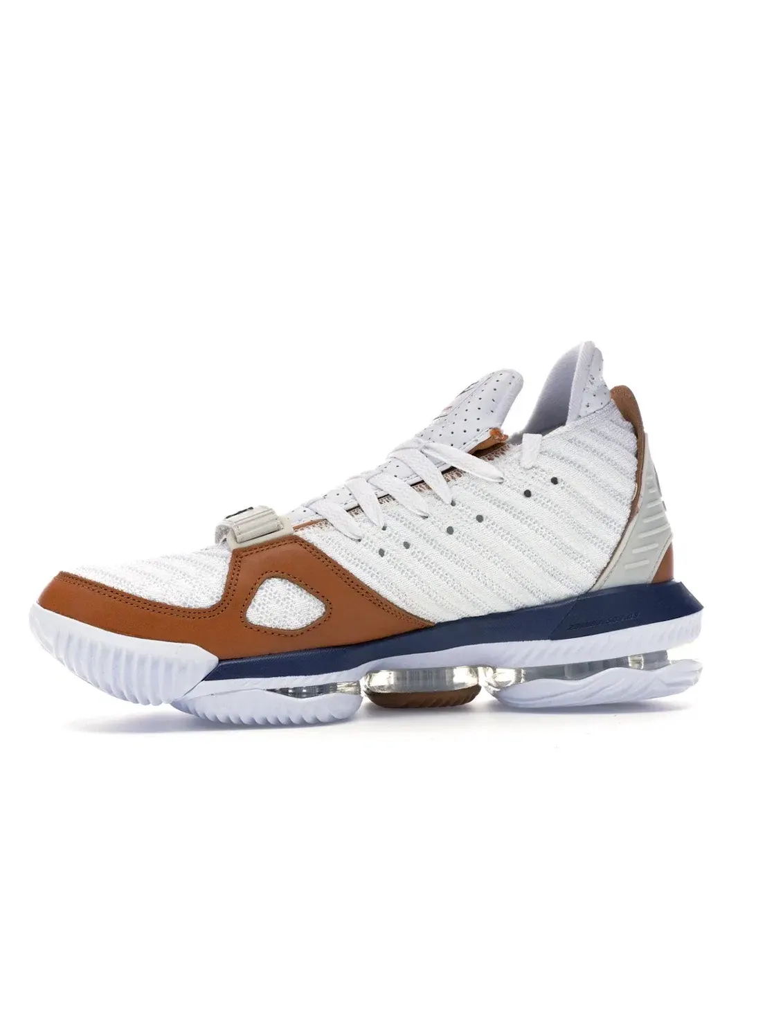Мужские кроссовки для баскетбола Nike LeBron 16 — изображение 3 из 4, белый/темно-синий