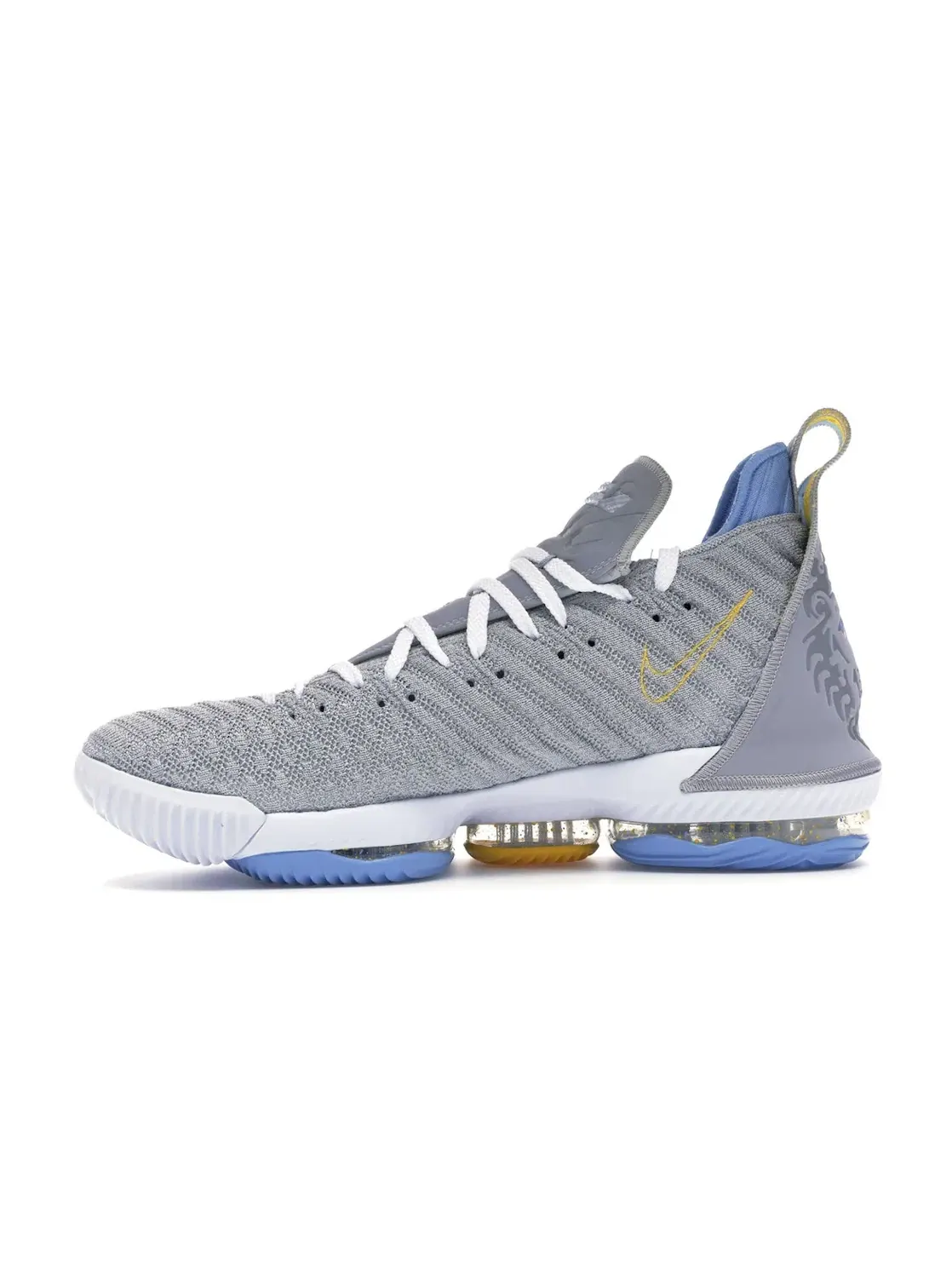 Мужские кроссовки с принтом Nike LeBron 16 Nike — изображение 3 из 4, серый/белый-синий