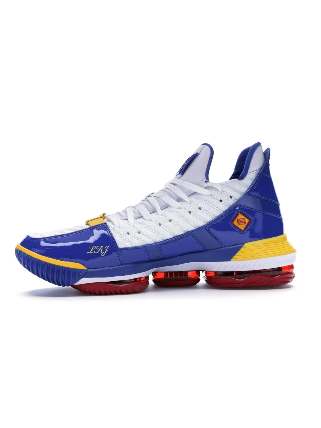 Мужские кроссовки с принтом Nike LeBron 16 — изображение 3 из 4, белый/красный