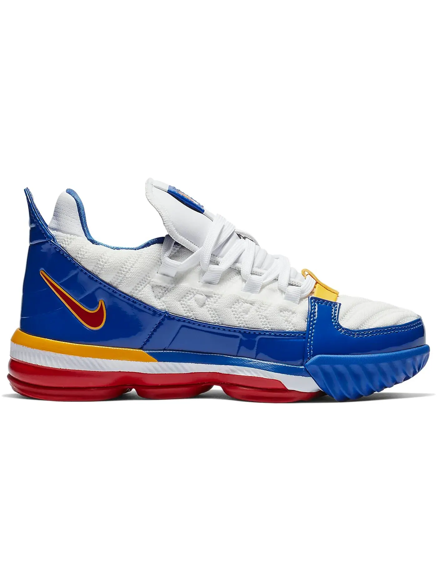 Детские кроссовки для мальчиков с высокой поддержкой Nike LeBron 16 Nike — изображение 1 из 1, белый/красный