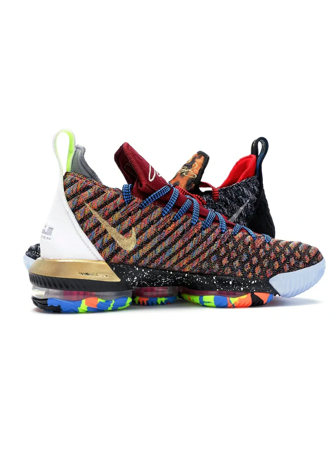 Мужские кроссовки для баскетбола Nike LeBron 16 What The 1 Thru 5 — изображение 3 из 4, мульти