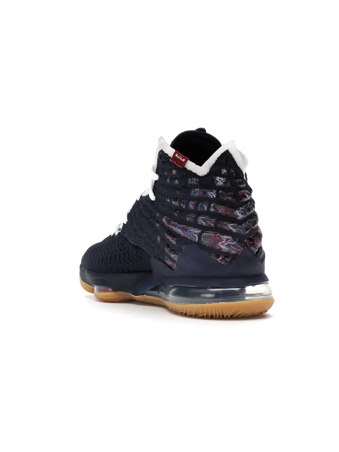 Мужские баскетбольные кроссовки с высокой производительностью Nike LeBron 17 — изображение 4 из 4, темно-синий/белый