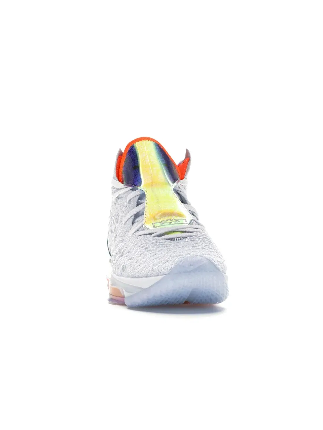 Мужские кроссовки с яркими акцентами Nike LeBron 17 — изображение 2 из 4, белый/серый-фиолетовый