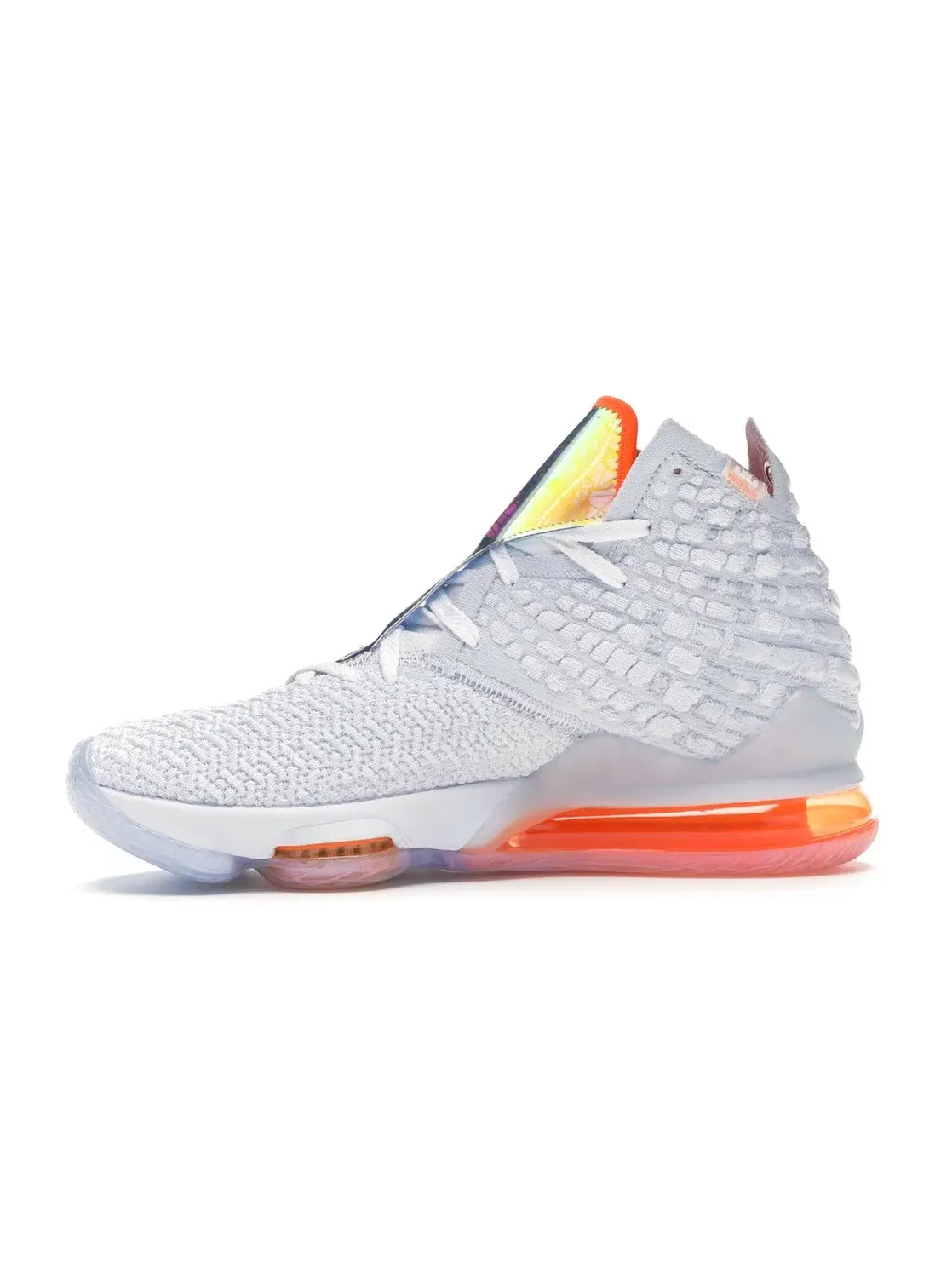 Мужские кроссовки с яркими акцентами Nike LeBron 17 — изображение 3 из 4, белый/серый-фиолетовый