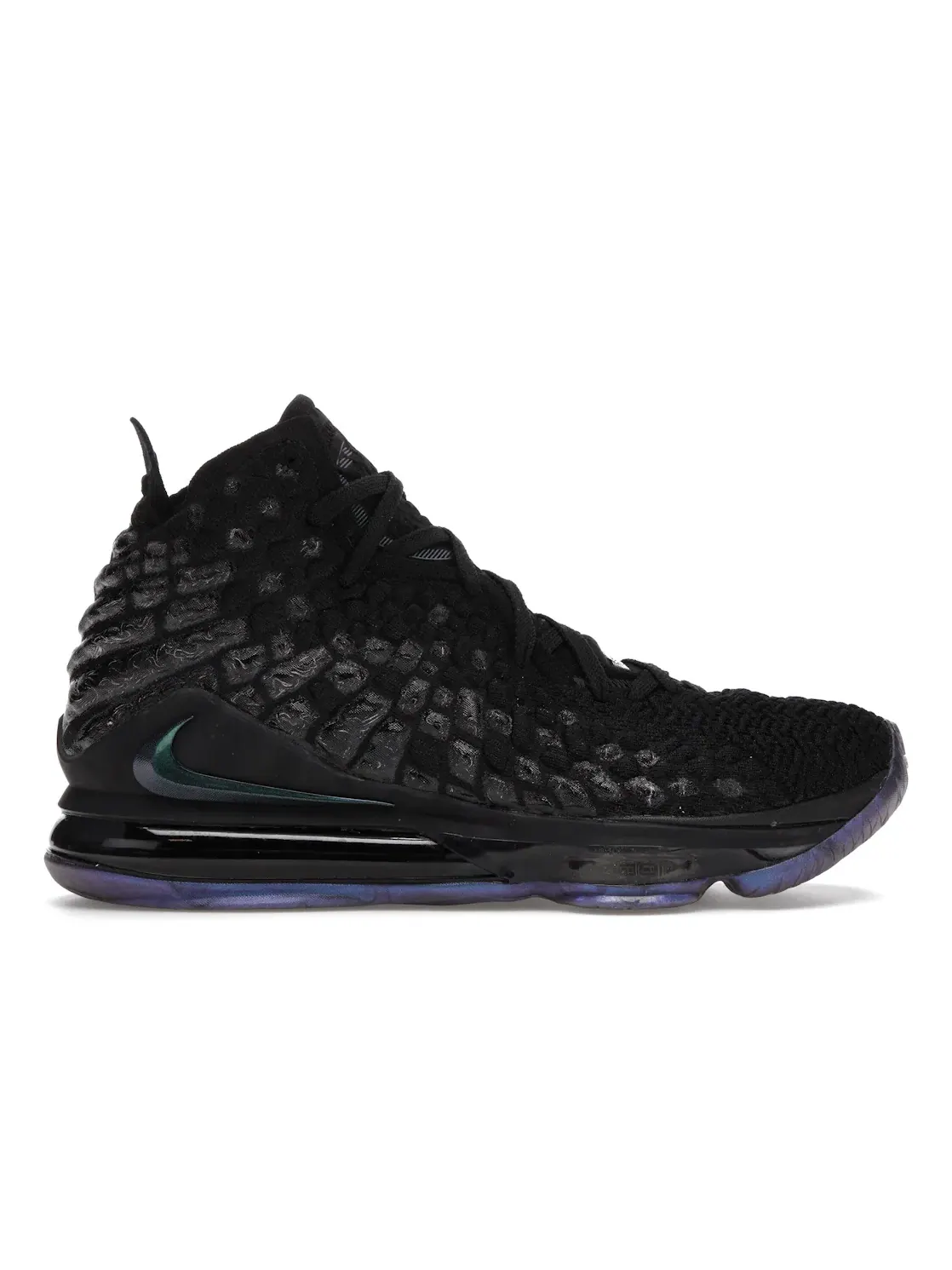 Мужские кроссовки с принтом Nike LeBron 17 Nike — изображение 1 из 4, черный/черный