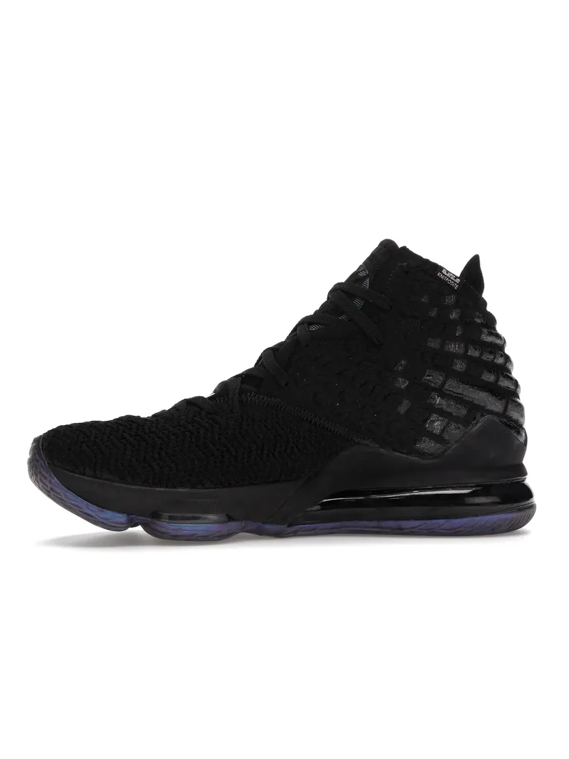 Мужские кроссовки с принтом Nike LeBron 17 Nike — изображение 3 из 4, черный/черный