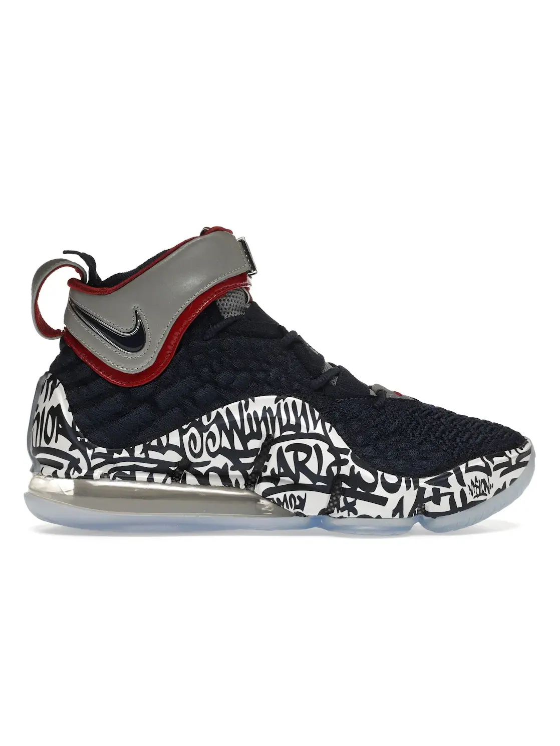 Мужские кроссовки для баскетбола Nike LeBron 17 — изображение 1 из 4, темно-синий/-белый