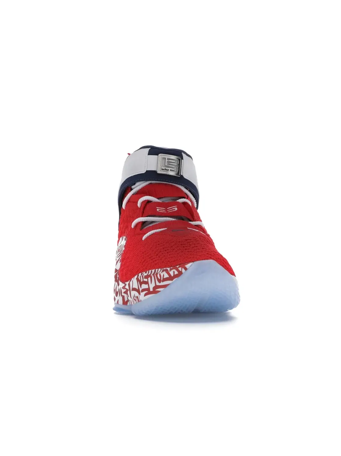 Мужские кроссовки для баскетбола с дизайном Nike LeBron 17 Nike — изображение 2 из 4, красный/белый-красный