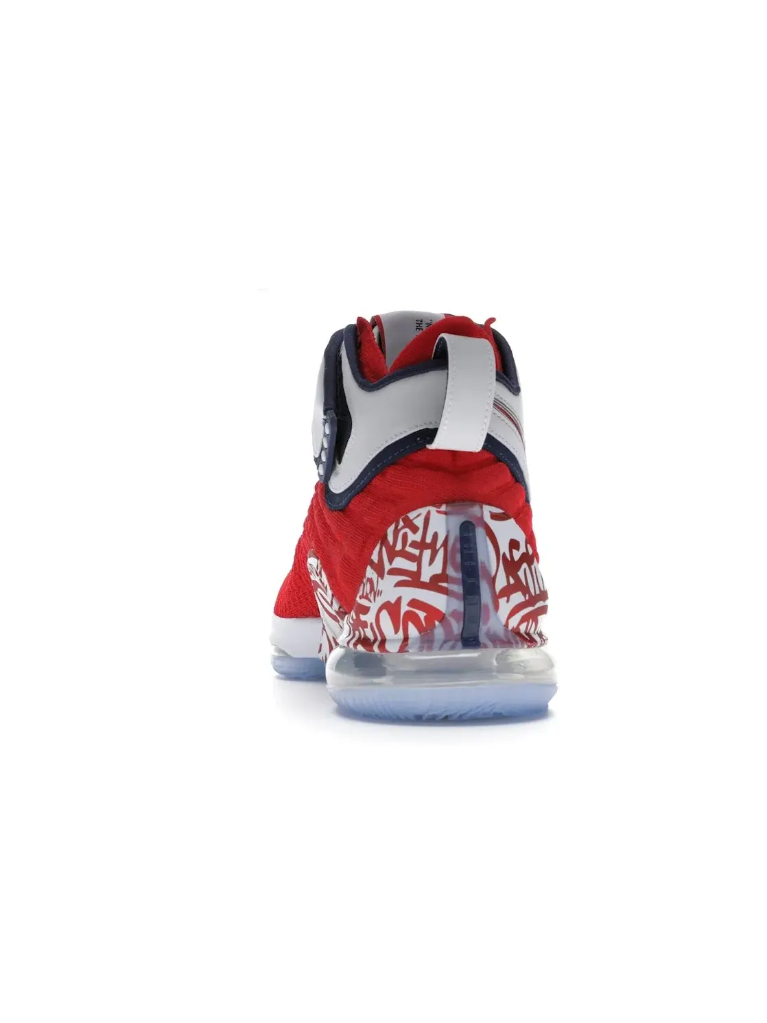 Мужские кроссовки для баскетбола с дизайном Nike LeBron 17 Nike — изображение 4 из 4, красный/белый-красный