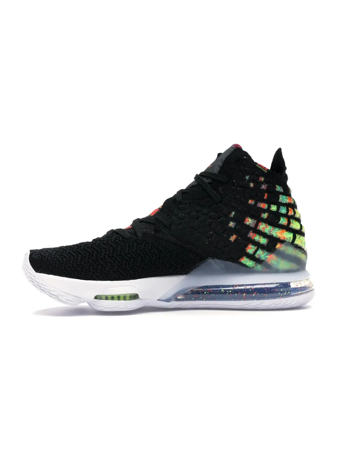 Мужские кроссовки с принтом LeBron 17 Nike — изображение 3 из 4, черный/черный-мульти