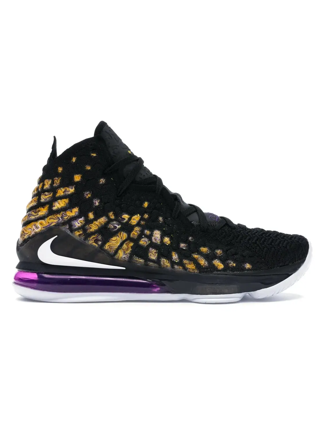 Мужские кроссовки для баскетбола Nike LeBron 17 — изображение 1 из 4, черный/белый