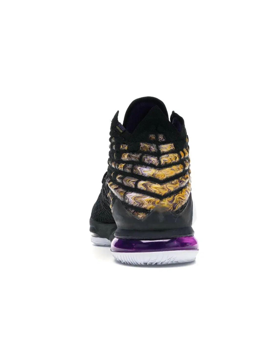 Мужские кроссовки для баскетбола Nike LeBron 17 — изображение 4 из 4, черный/белый