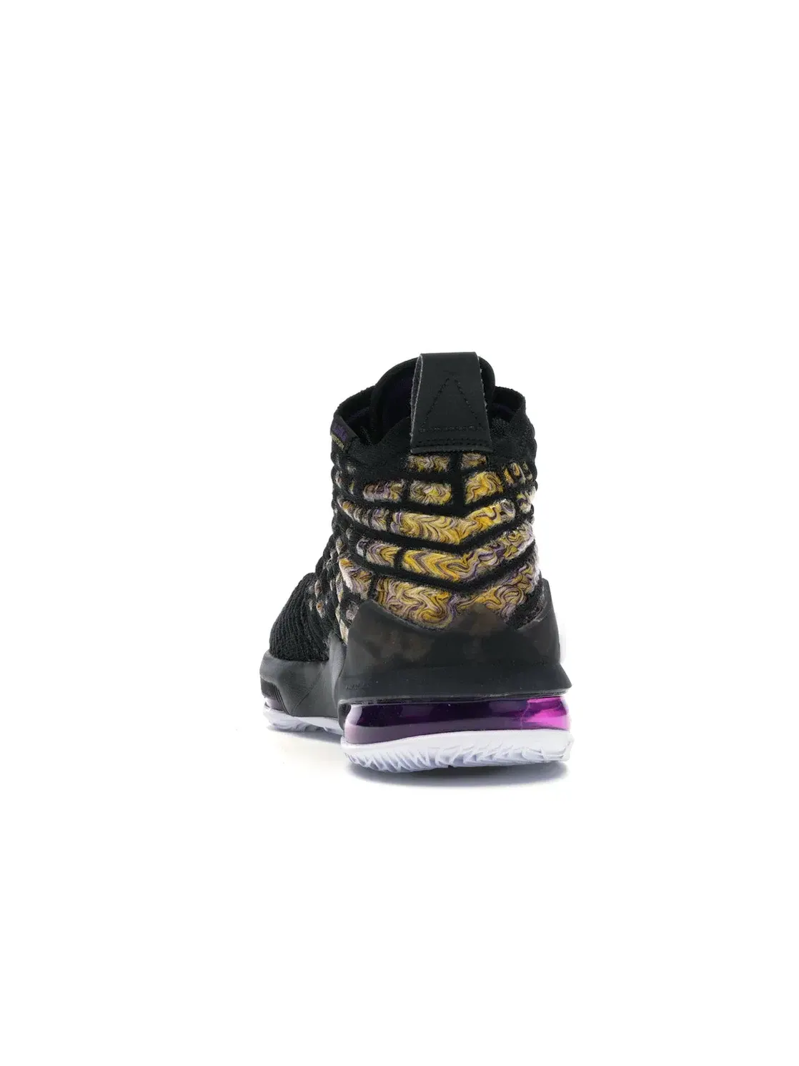 Детские кроссовки для мальчиков баскетбольные Nike LeBron 17 — изображение 4 из 4, черный/белый