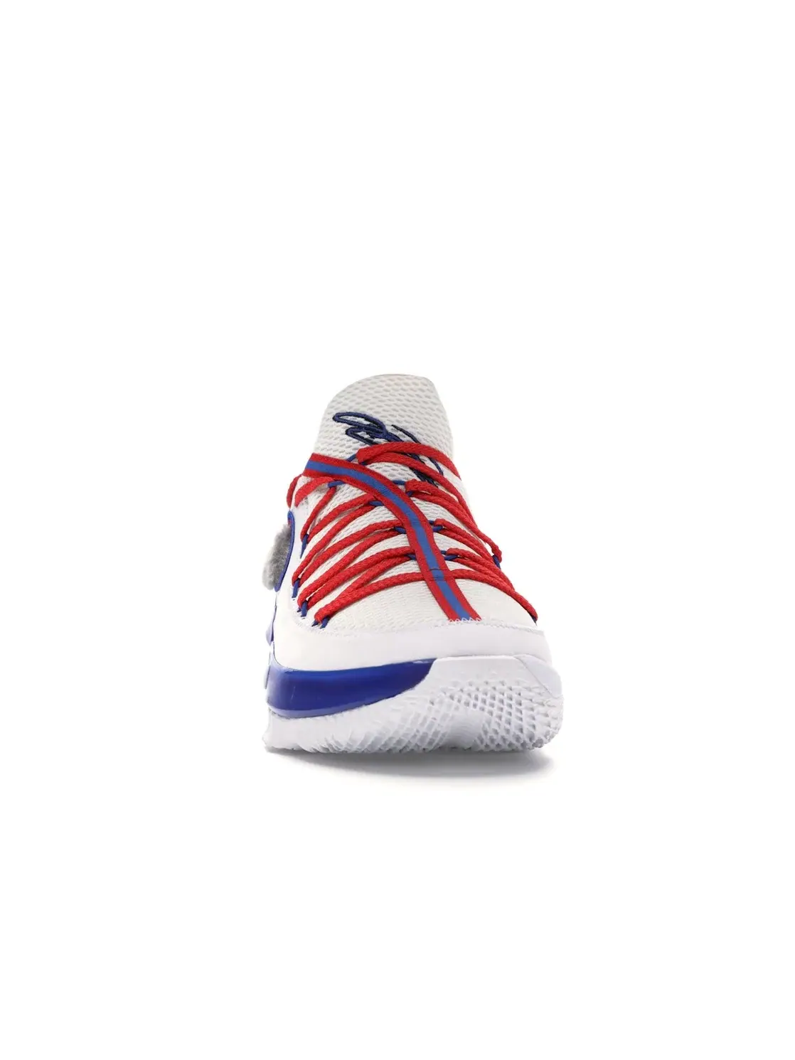 Мужские кроссовки для баскетбола с амортизацией Nike LeBron 17 Low — изображение 2 из 4, белый/красный