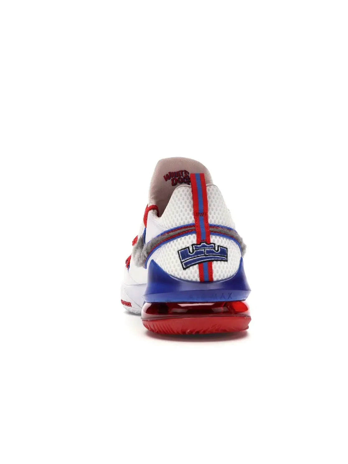 Мужские кроссовки для баскетбола с амортизацией Nike LeBron 17 Low — изображение 4 из 4, белый/красный