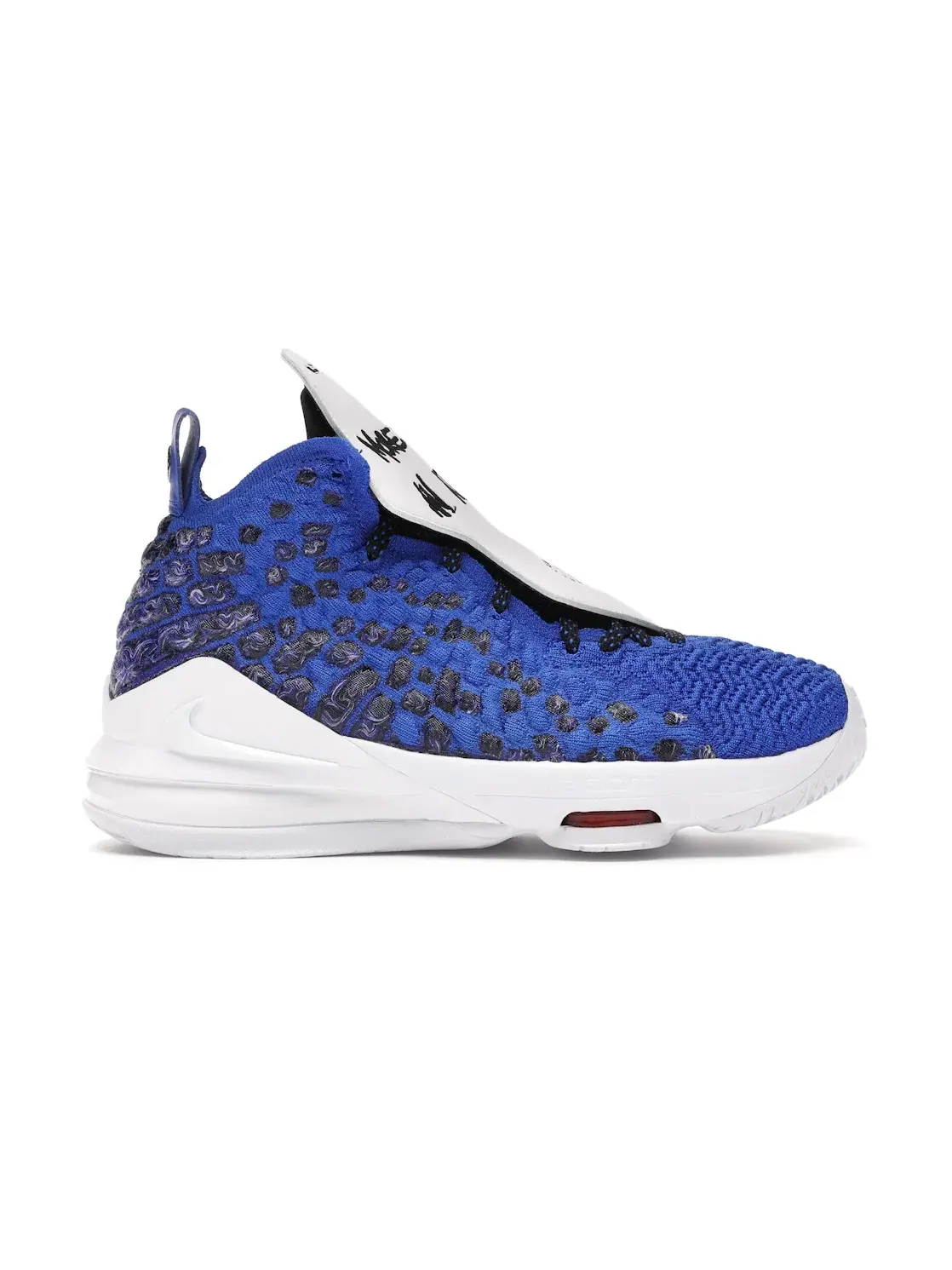 Детские кроссовки для мальчиков баскетбольные Nike LeBron 17 — изображение 1 из 4, синий/белый-черный