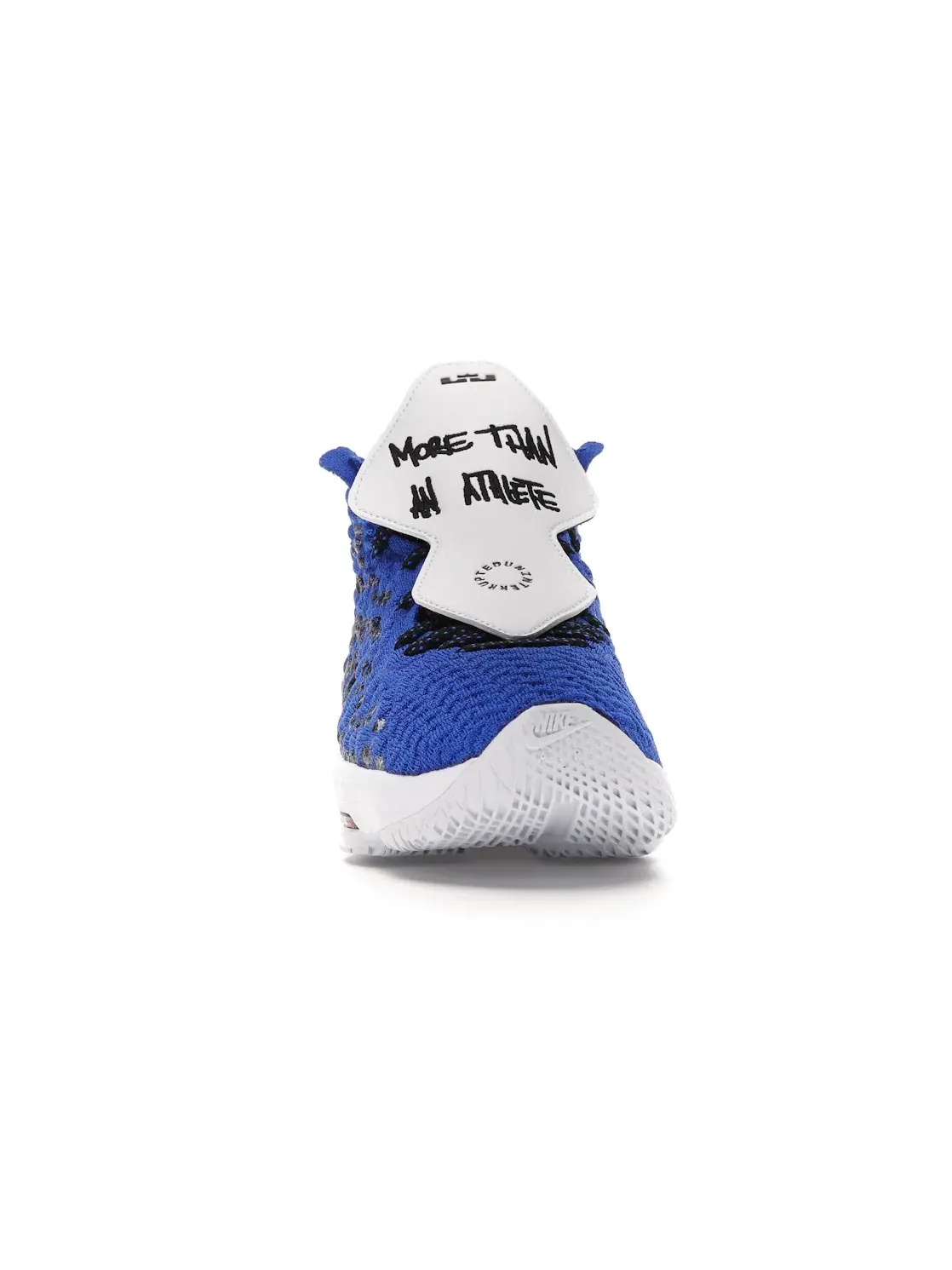 Детские кроссовки для мальчиков баскетбольные Nike LeBron 17 — изображение 2 из 4, синий/белый-черный