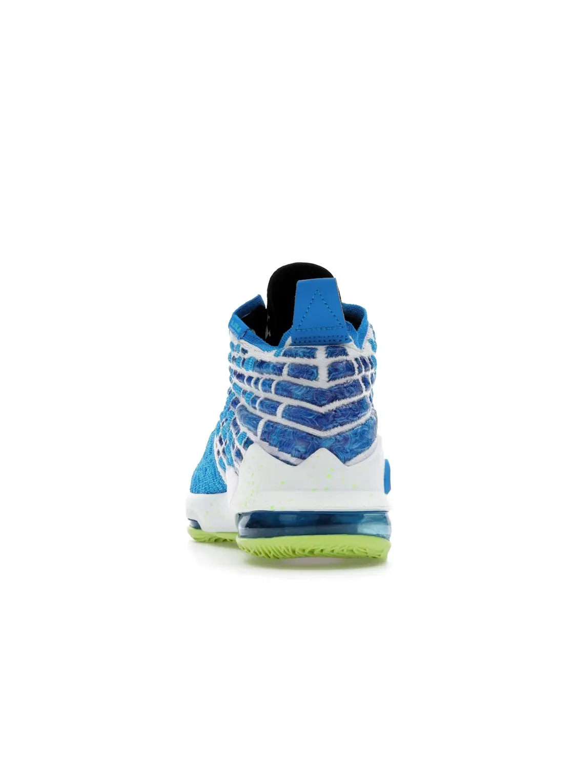Детские кроссовки для мальчиков с принтом Nike LeBron 17 Nike — изображение 4 из 4, синий/синий-зеленый