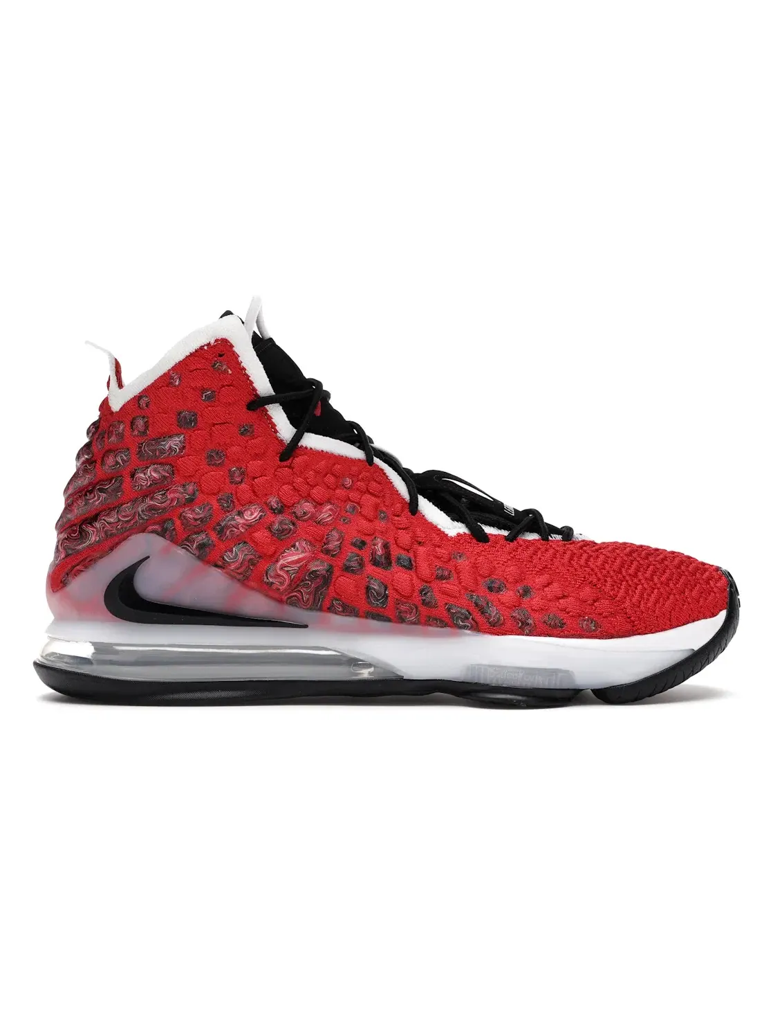 Мужские кроссовки Nike LeBron 17 с принтом Nike — изображение 1 из 4, красный/белый-черный