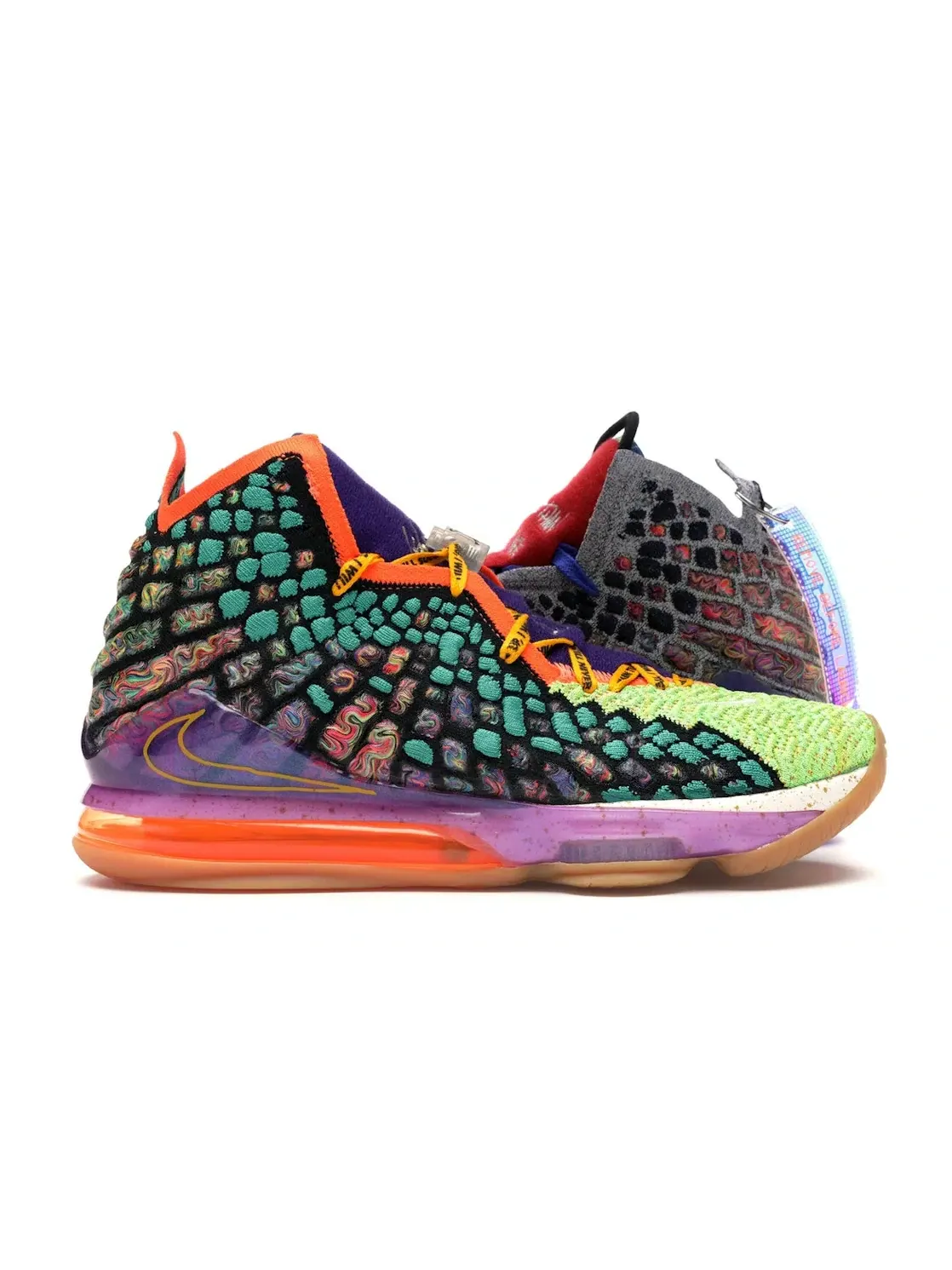 Мужские кроссовки с принтом Nike LeBron 17 — изображение 1 из 4, мульти-/мульти