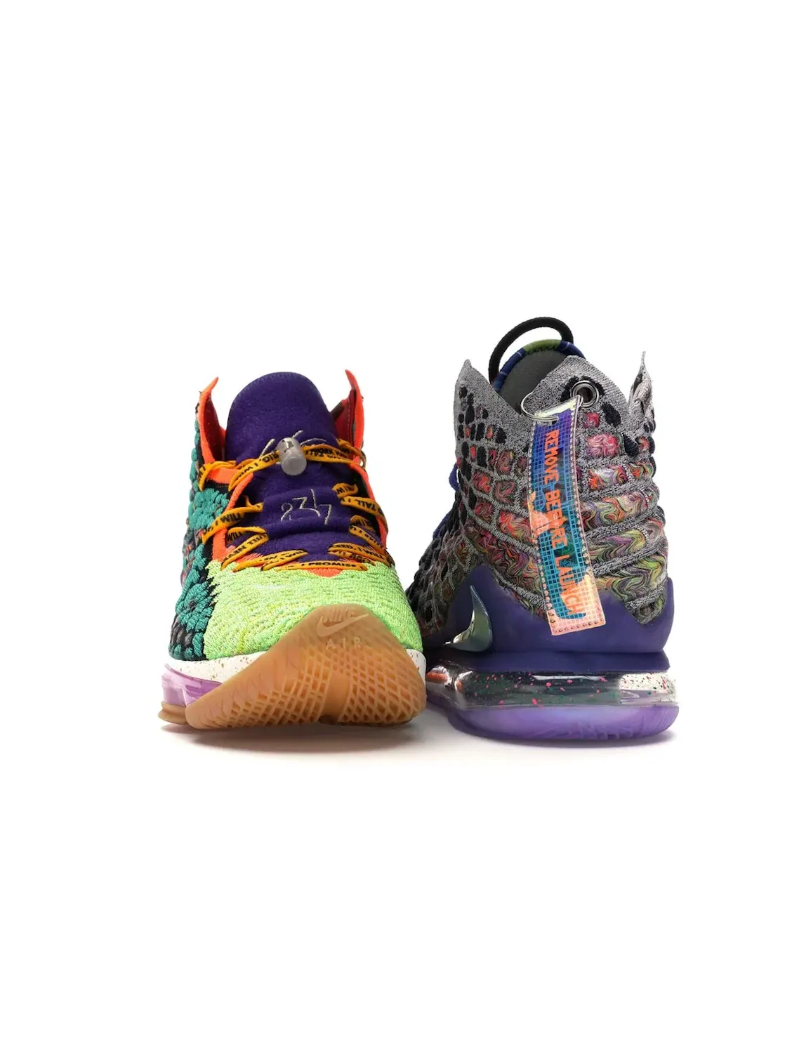 Мужские кроссовки с принтом Nike LeBron 17 — изображение 2 из 4, мульти-/мульти
