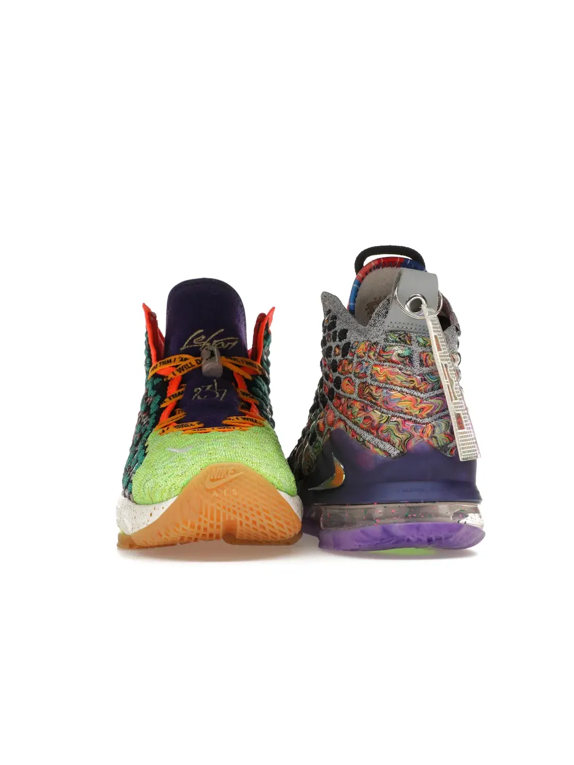Детские кроссовки для баскетбола Nike LeBron 17 — изображение 2 из 4, мульти-/мульти