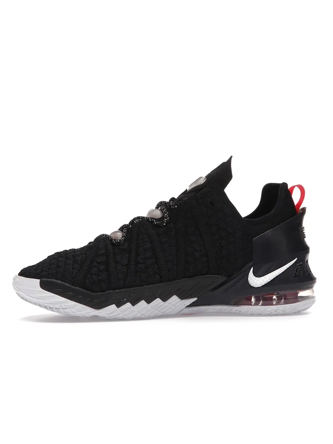 Детские кроссовки для мальчиков с высокой посадкой Nike LeBron 18 Nike — изображение 3 из 4, черный/белый-красный