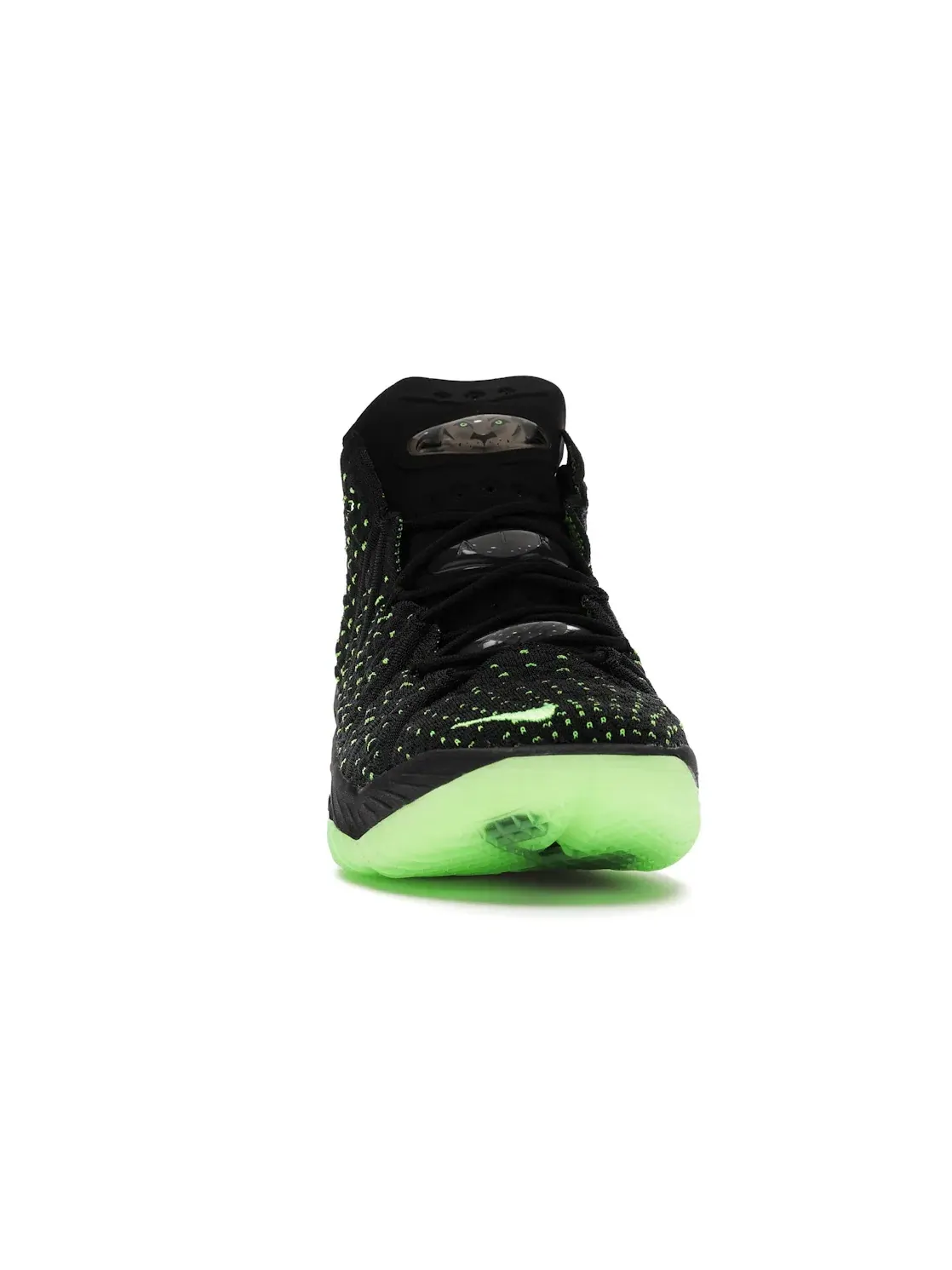 Мужские кроссовки для баскетбола с высокой посадкой Nike LeBron 18 — изображение 2 из 4, черный/зеленый-черный