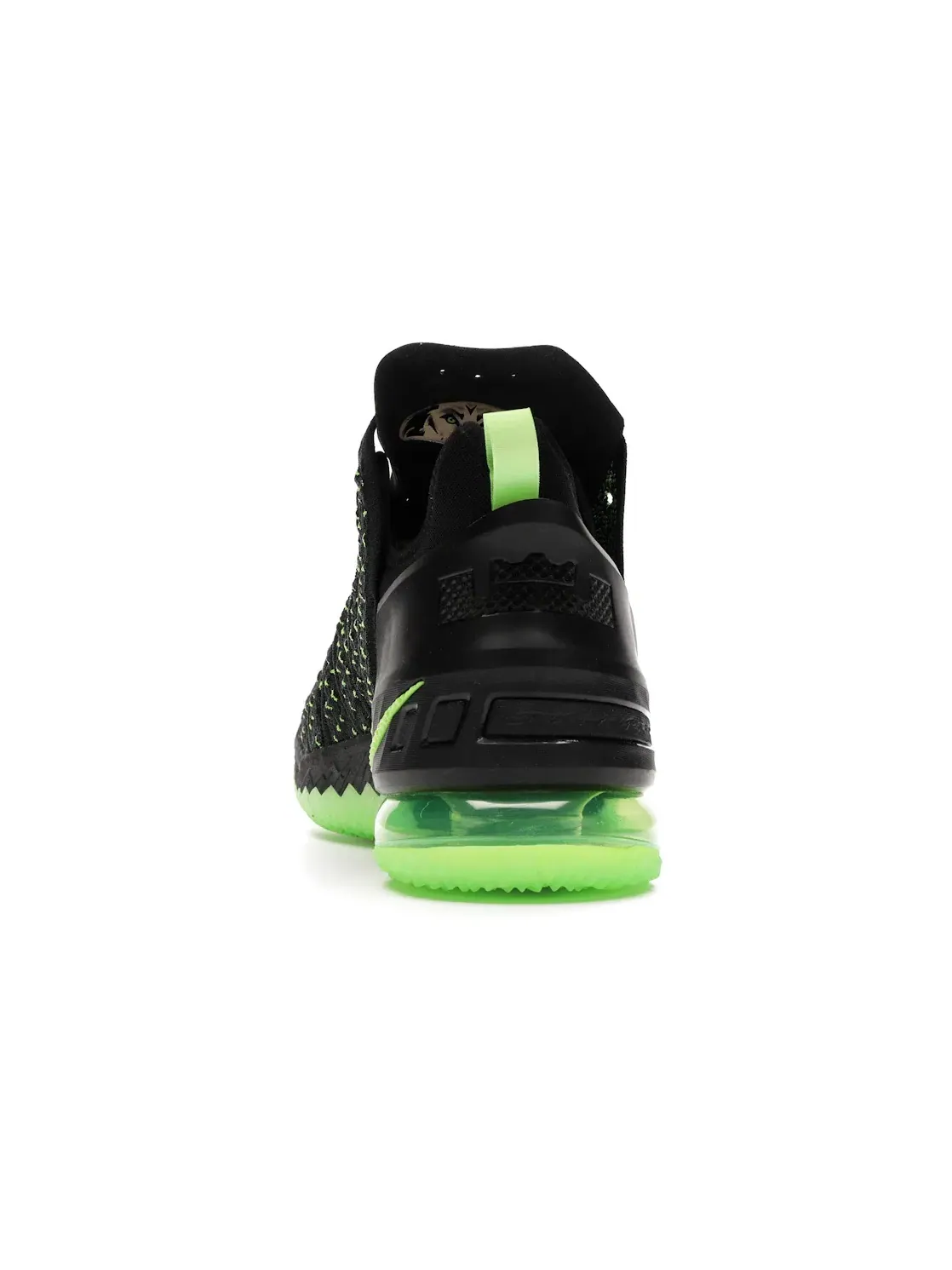 Мужские кроссовки для баскетбола с высокой посадкой Nike LeBron 18 — изображение 4 из 4, черный/зеленый-черный