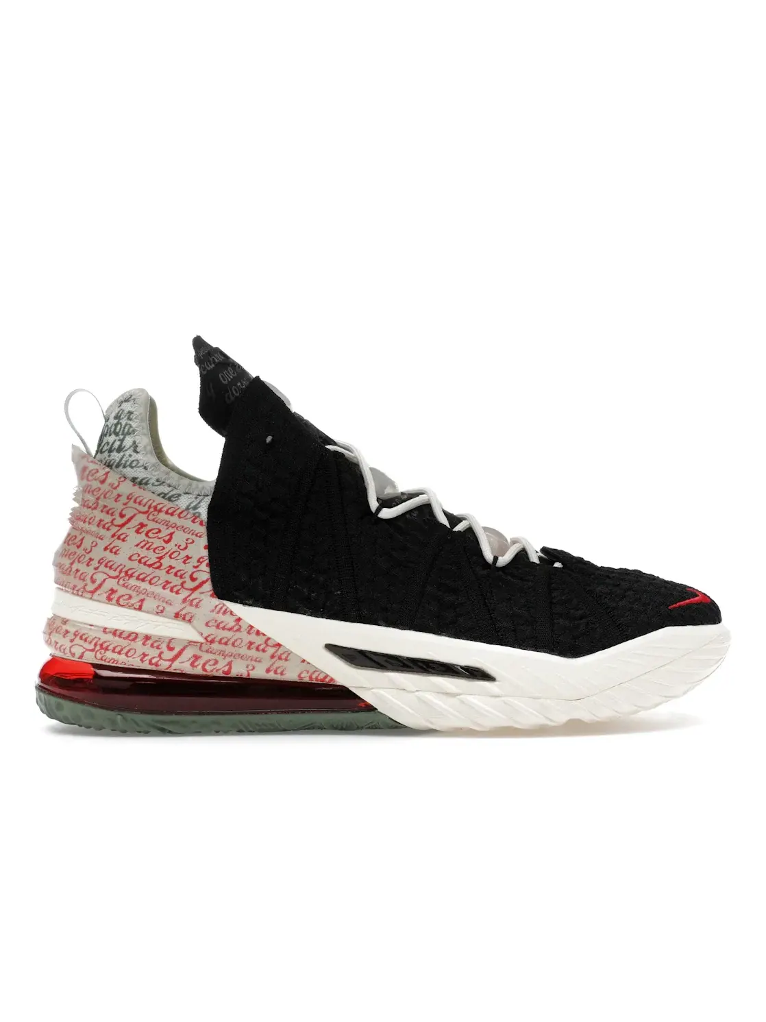 Мужские кроссовки для баскетбола Nike LeBron 18 — изображение 1 из 4, черный/красный