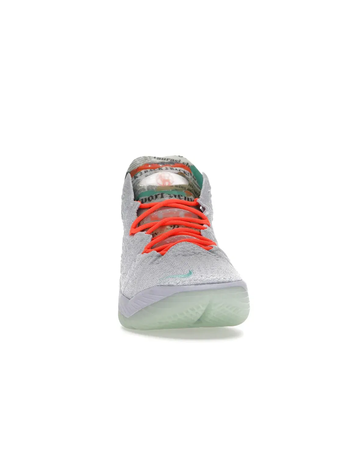 Мужские кроссовки с принтом Nike LeBron 18 — изображение 2 из 4, синий//оранжевый