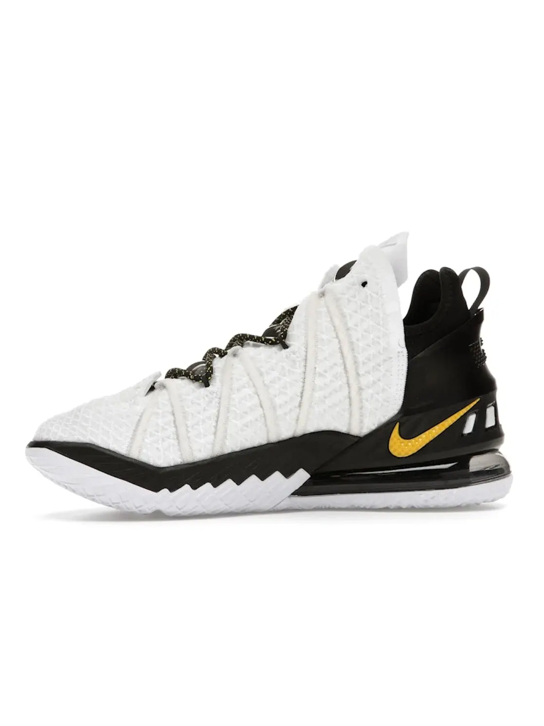 Мужские баскетбольные кроссовки с поддержкой Nike LeBron 18 Nike — изображение 3 из 4, белый/-черный