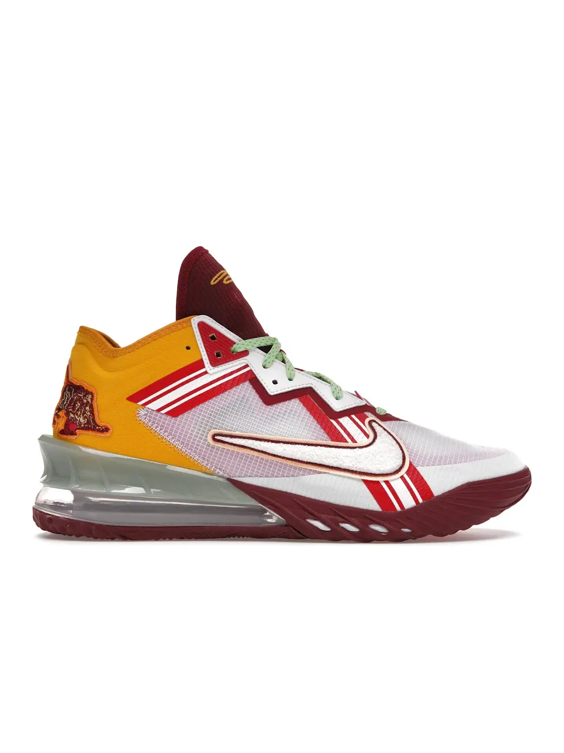 Мужские кроссовки с принтом Nike LeBron 18 Low — изображение 1 из 4, белый
