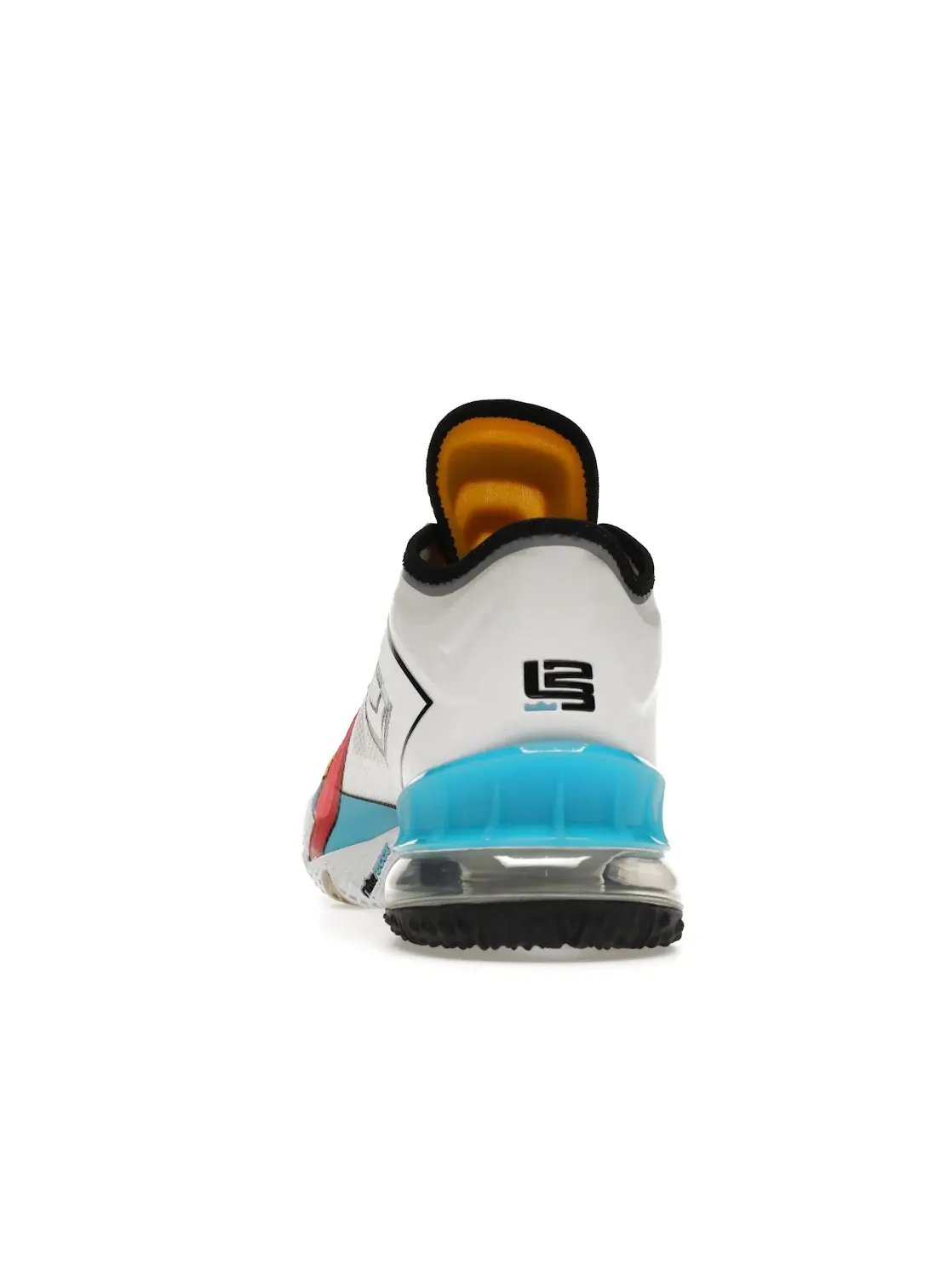 Мужские кроссовки с принтом Nike LeBron 18 Low Nike — изображение 4 из 4, белый/желтый--красный