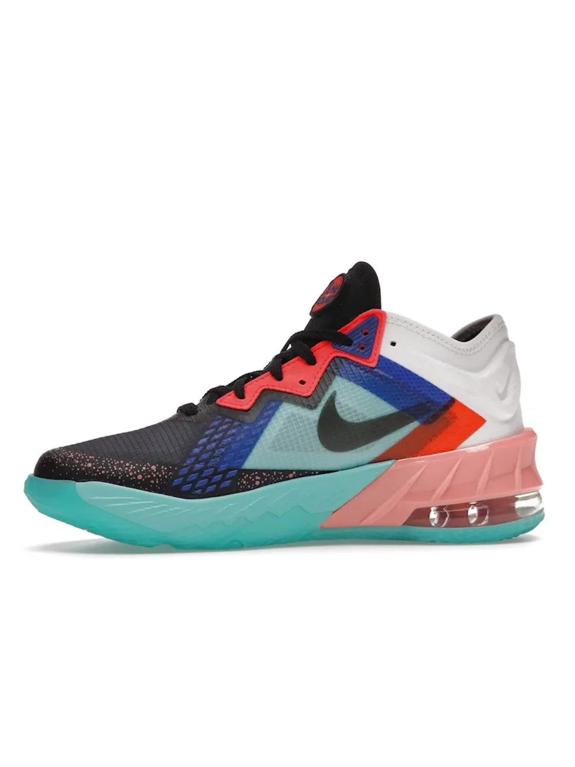 Детские кроссовки для мальчиков Nike LeBron 18 Low — изображение 3 из 4, белый/--черный