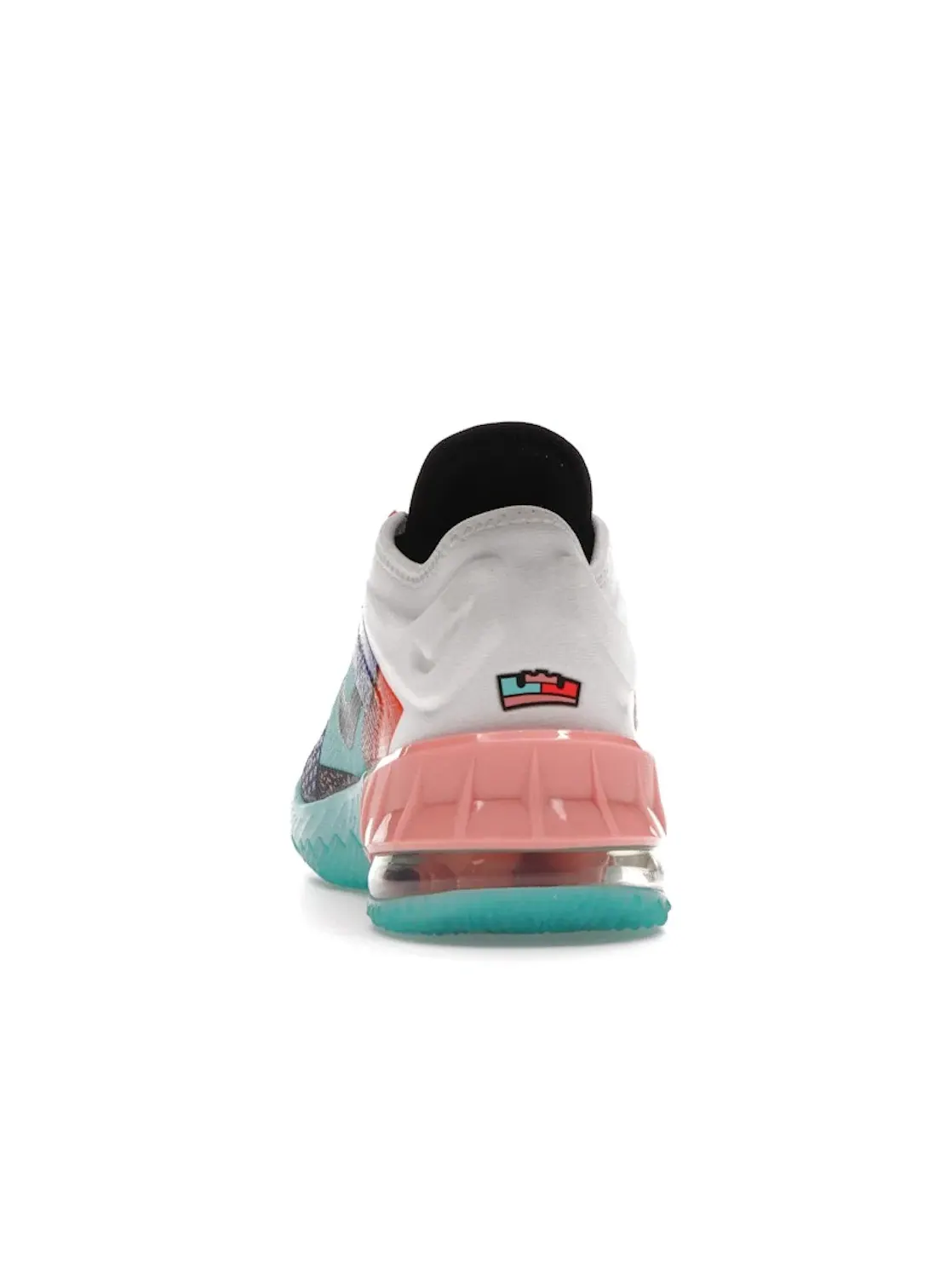 Детские кроссовки для мальчиков Nike LeBron 18 Low — изображение 4 из 4, белый/--черный