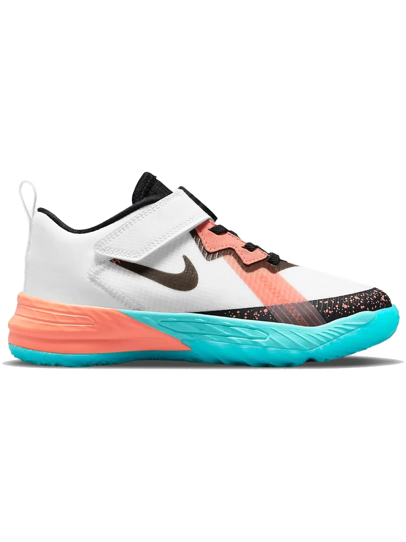 Детские кроссовки для мальчиков баскетбольные Nike LeBron 18 Low — изображение 1 из 1, белый/--черный