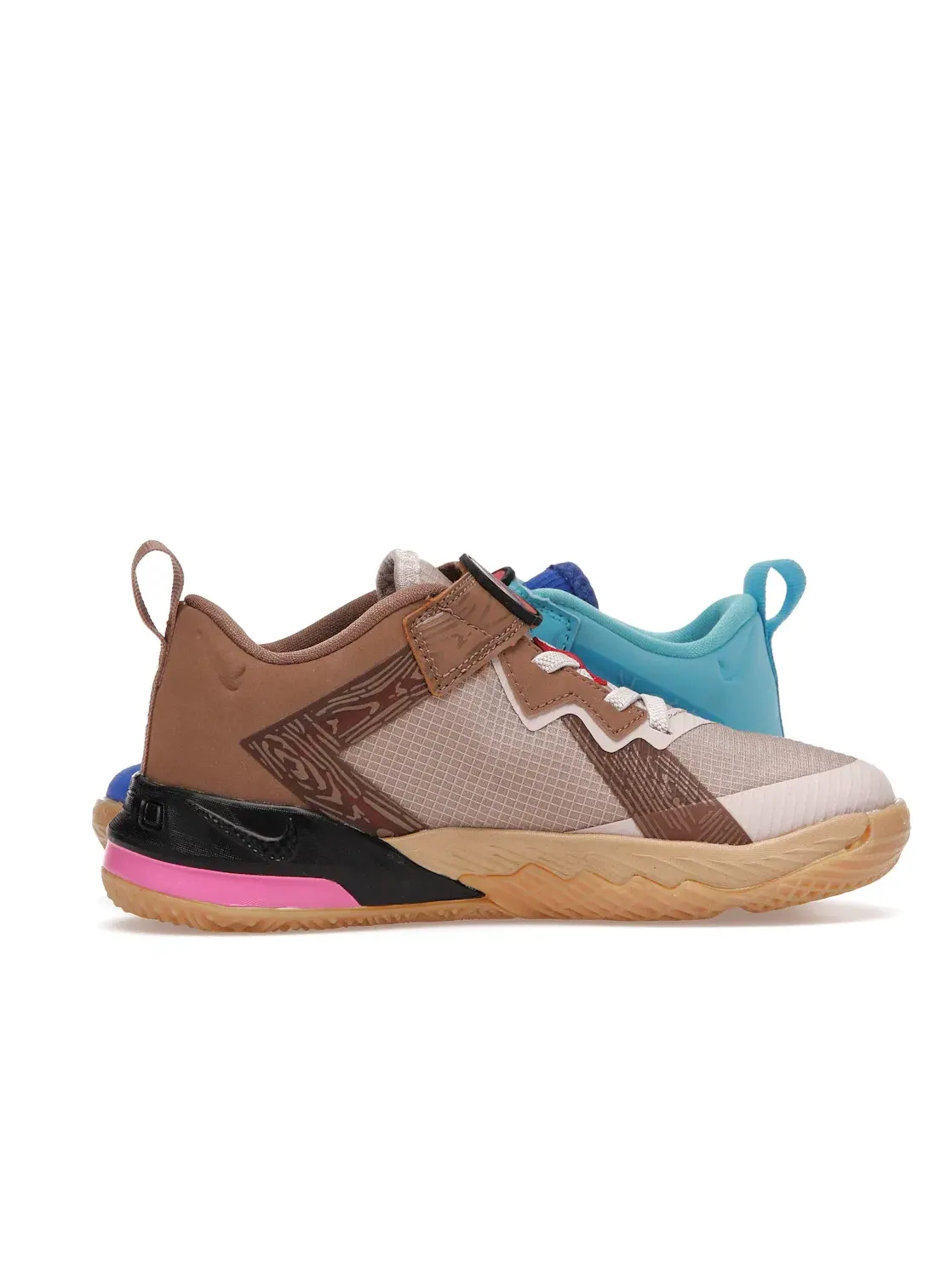 Детские кроссовки баскетбольные с дизайном Wile E. vs Roadrunner Nike LeBron 18 Low — изображение 3 из 4