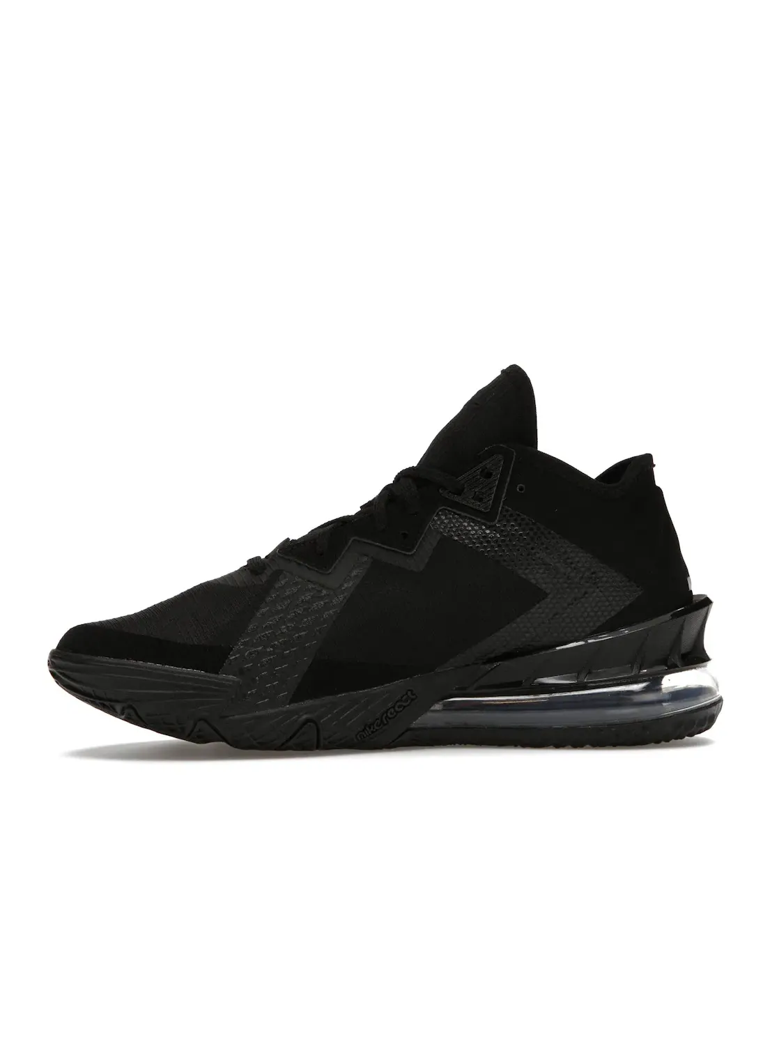 Мужские кроссовки для баскетбола с технологией Zoom Air Nike LeBron 18 Low — изображение 3 из 4, черный/черный/черный
