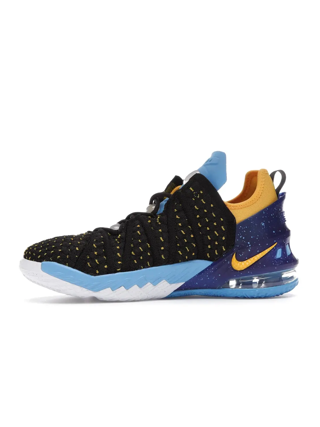 Детские кроссовки для баскетбола Nike LeBron 18 — изображение 3 из 4, черный/золотистый