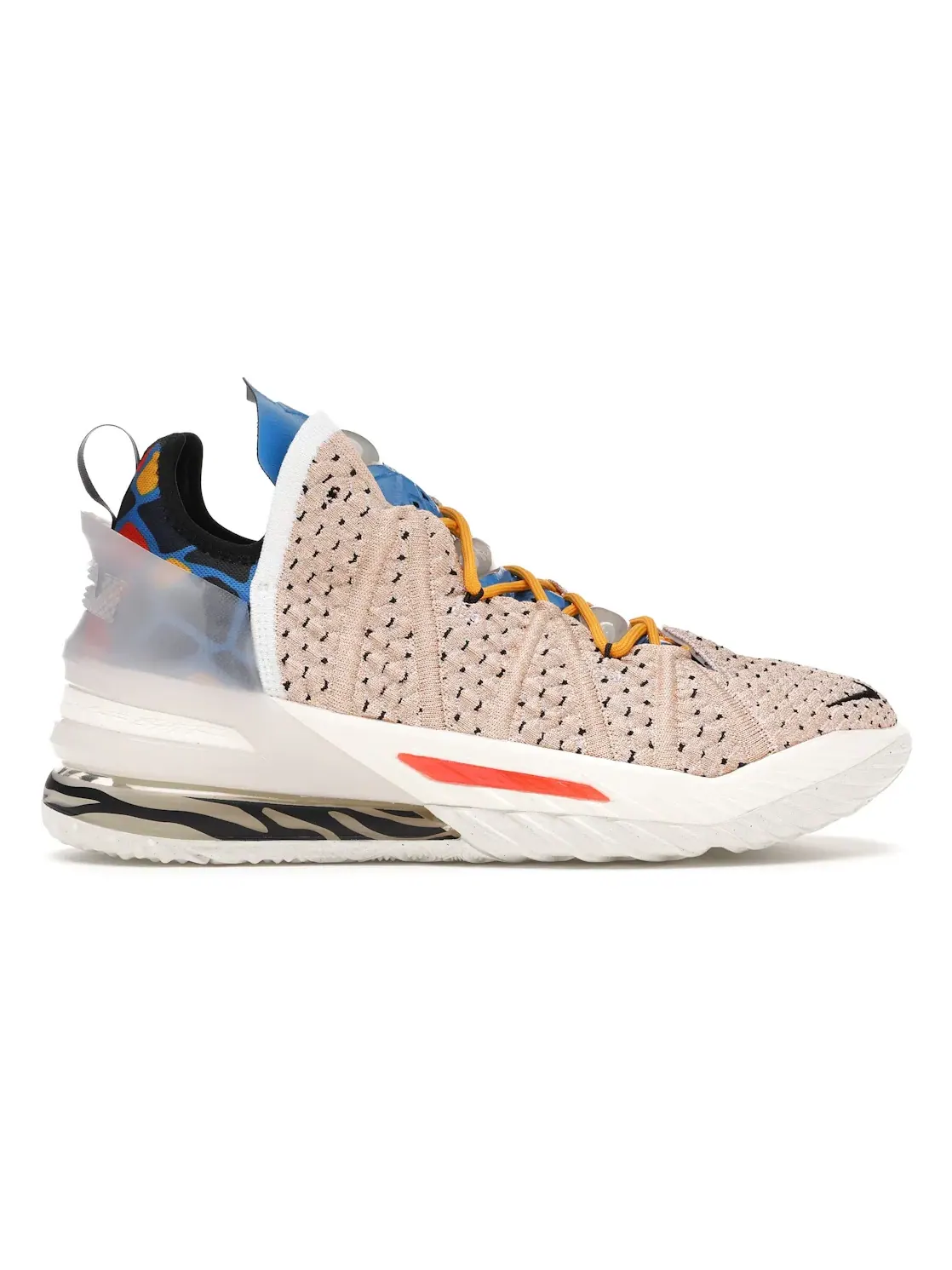 Мужские кроссовки с принтом Nike LeBron 18 — изображение 1 из 4, мульти/мульти