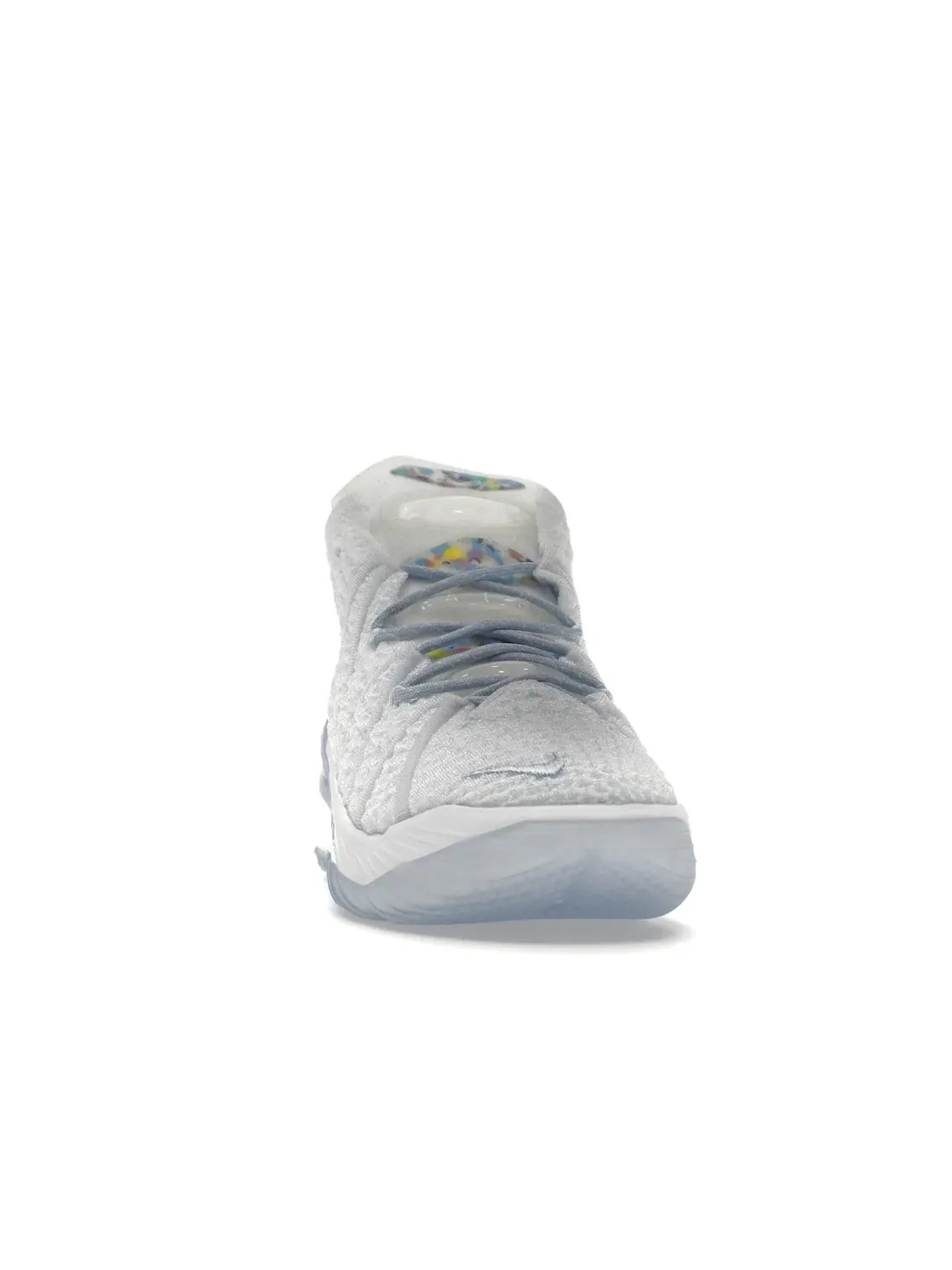 Мужские кроссовки с сетчатым верхом Nike LeBron 18 — изображение 2 из 4, синий/белый/прозрачный