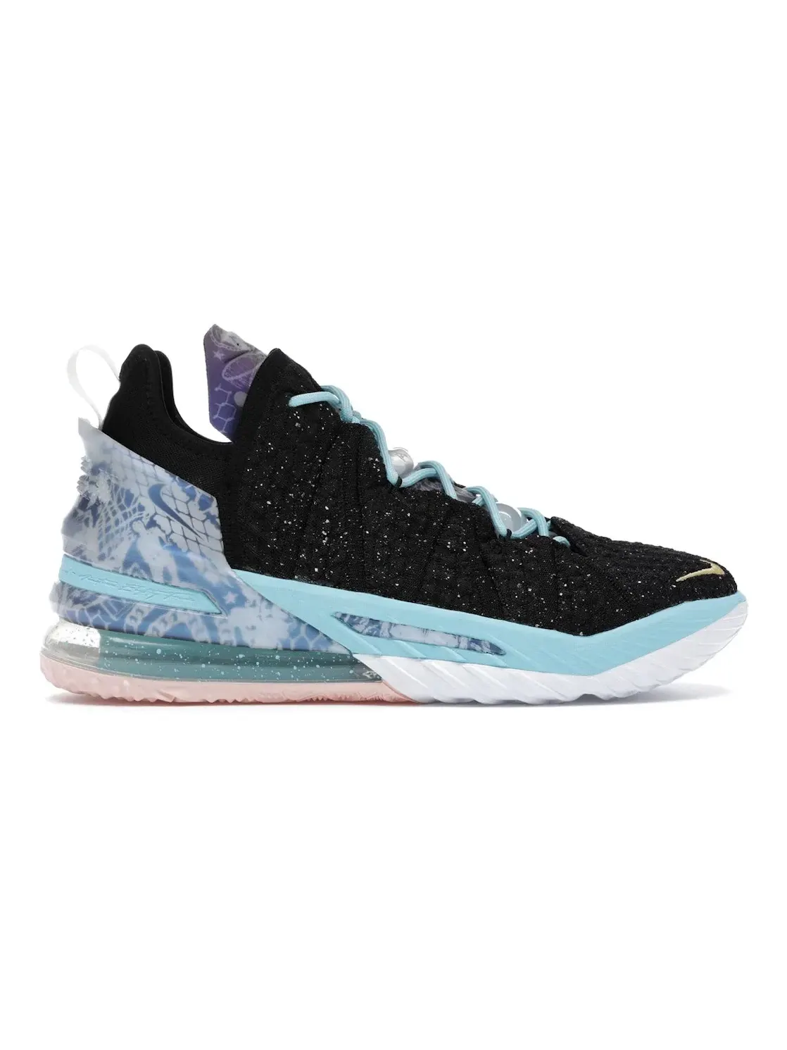 Мужские кроссовки с отражающими деталями Nike LeBron 18 — изображение 1 из 4, черный/золотистый-темный