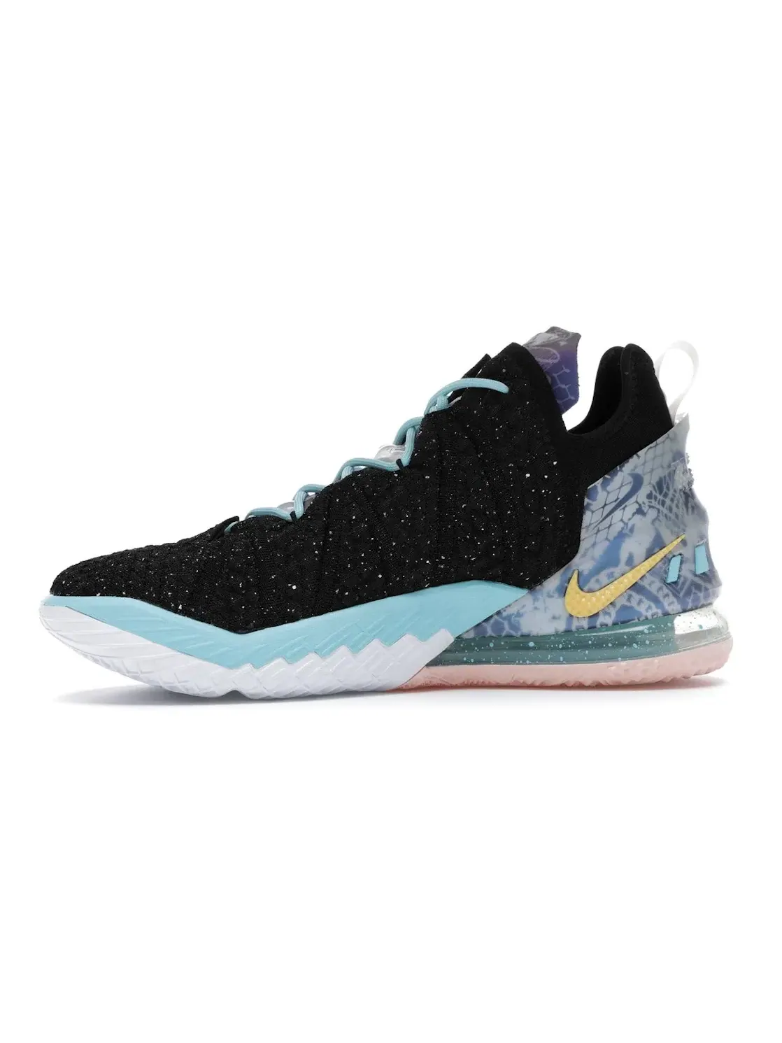 Мужские кроссовки с отражающими деталями Nike LeBron 18 — изображение 3 из 4, черный/золотистый-темный