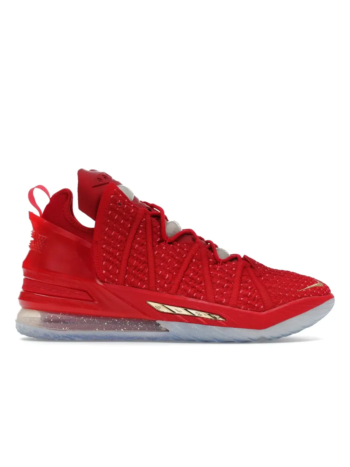 Мужские кроссовки для баскетбола Nike LeBron 18 X-Mas In LA — изображение 1 из 4, красный/золотистый/синий
