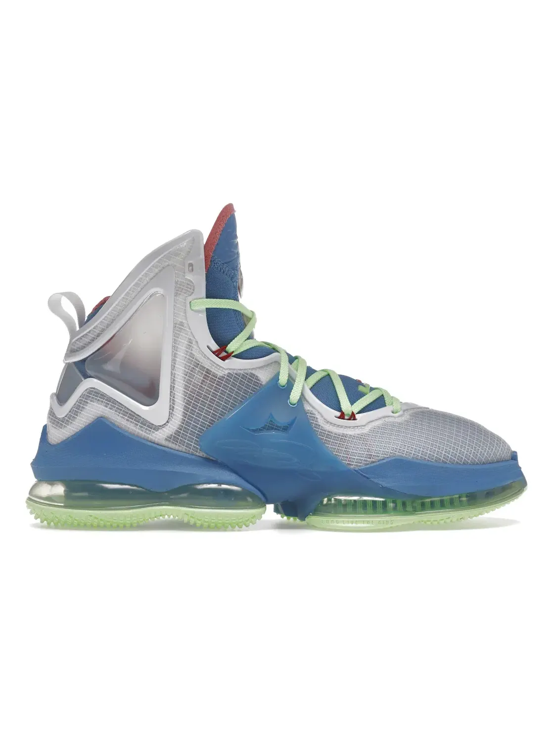 Мужские кроссовки с амортизацией Nike LeBron 19 — изображение 1 из 4, синий/--белый