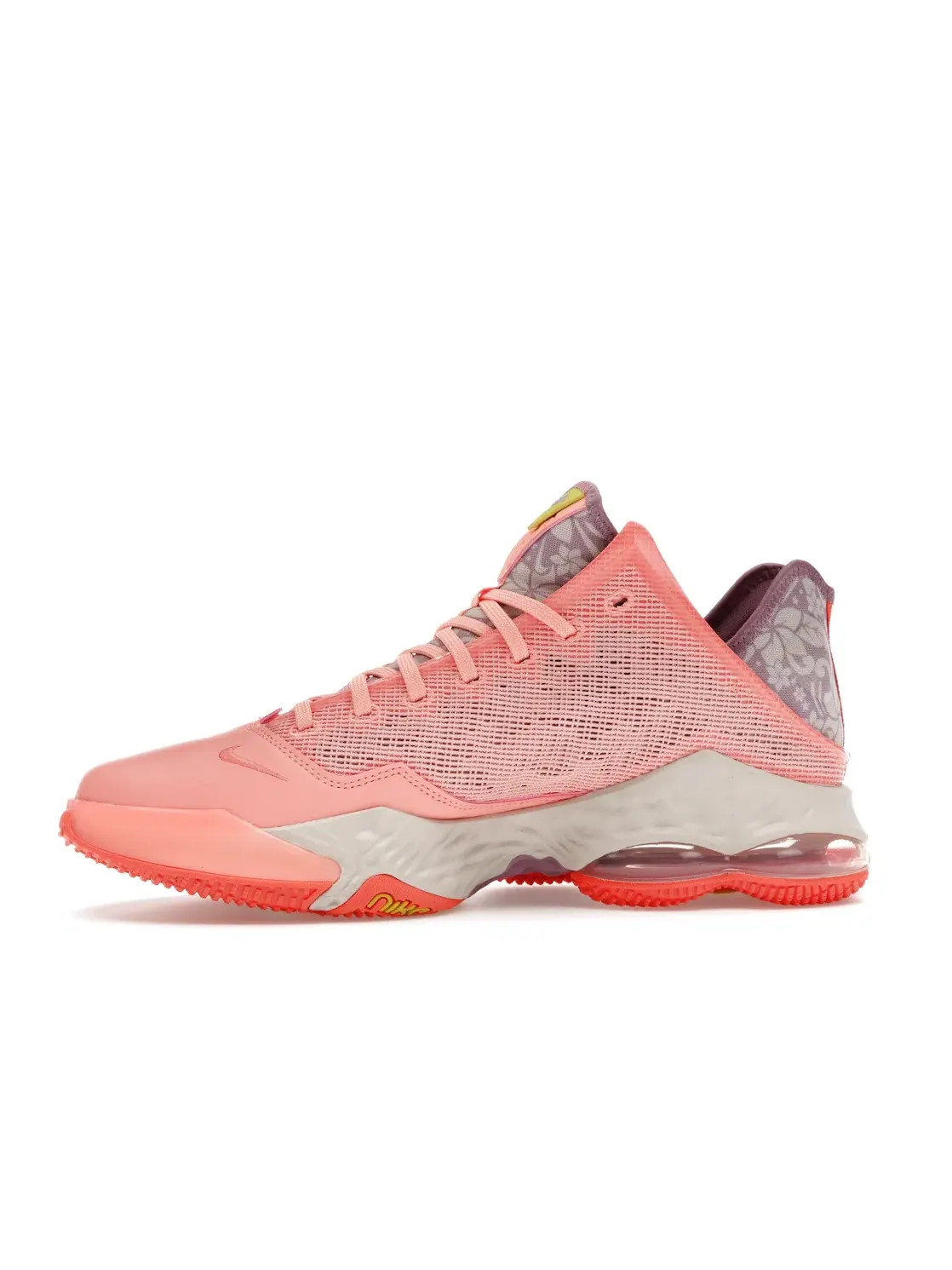 Мужские кроссовки для баскетбола Nike LeBron 19 Low — изображение 3 из 4, оранжевый/фиолетовый